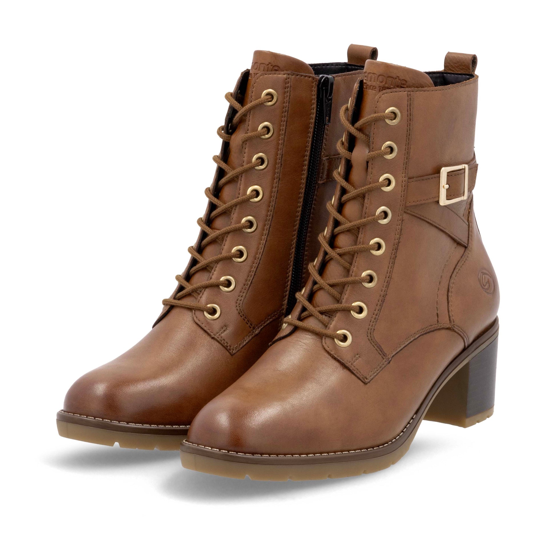 Brown Zip Boots for Women | Remonte D2A74-24