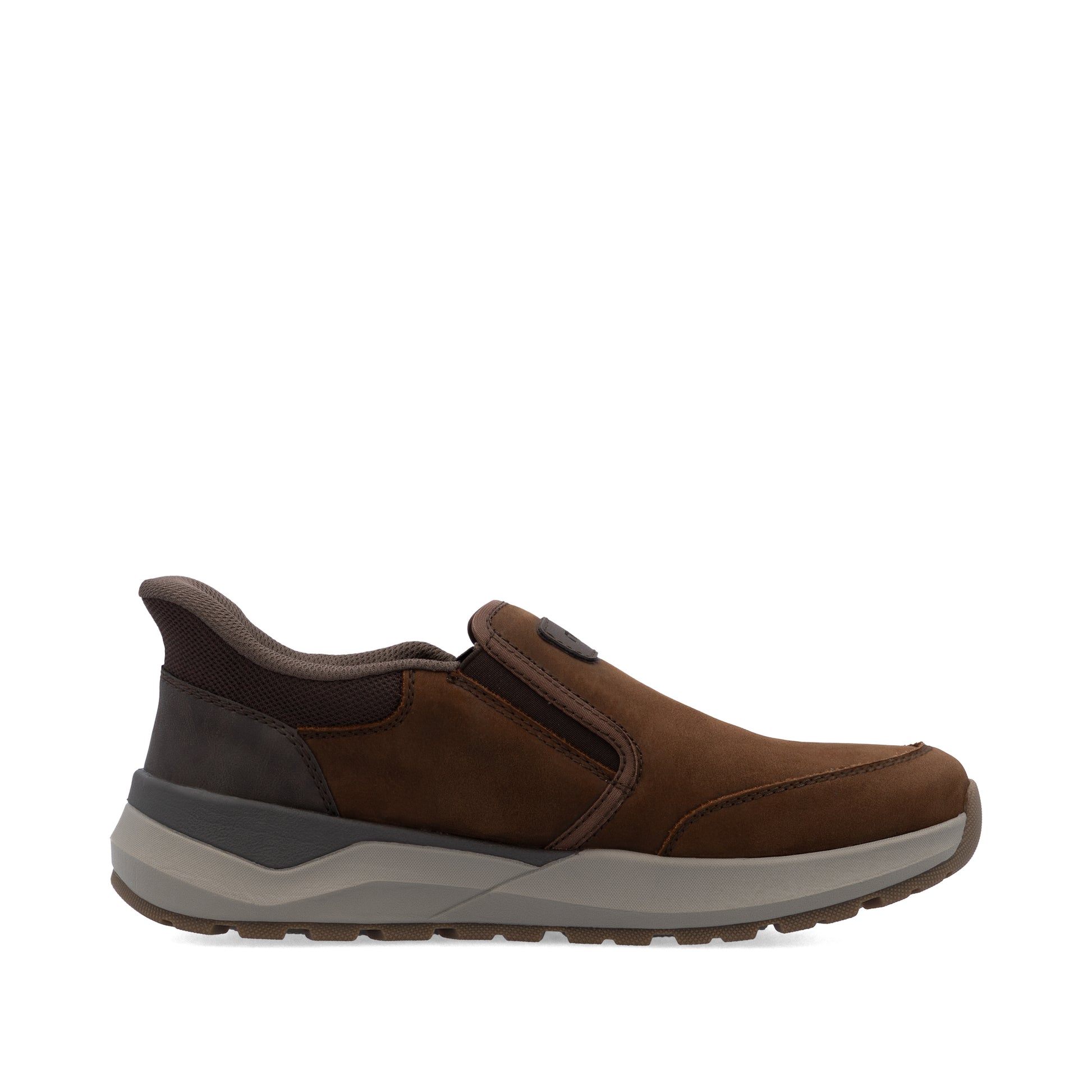 Brown Elasticated Shoes for Men | Rieker 06052-22