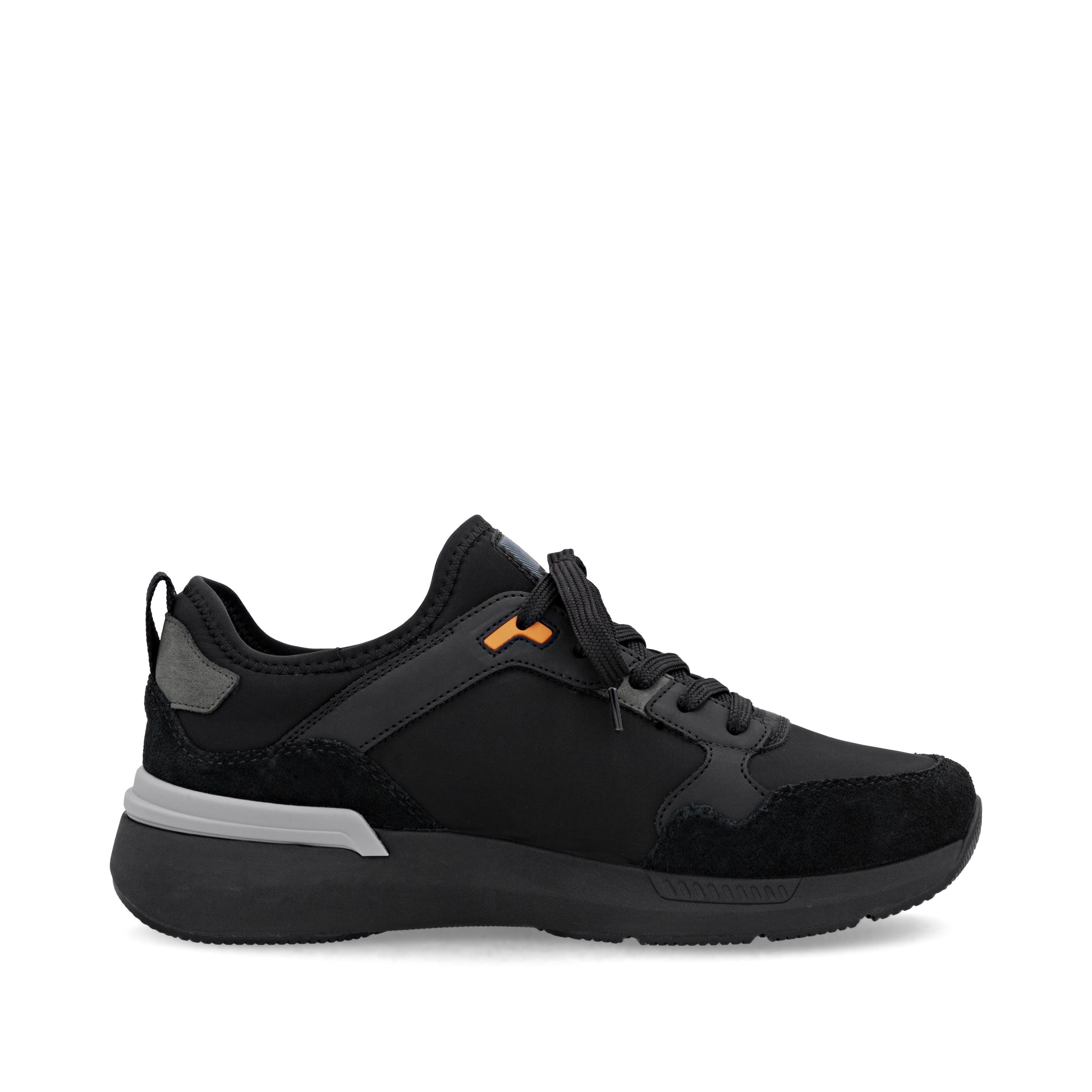 Black Elasticated Shoes for Men | Rieker U1403-01