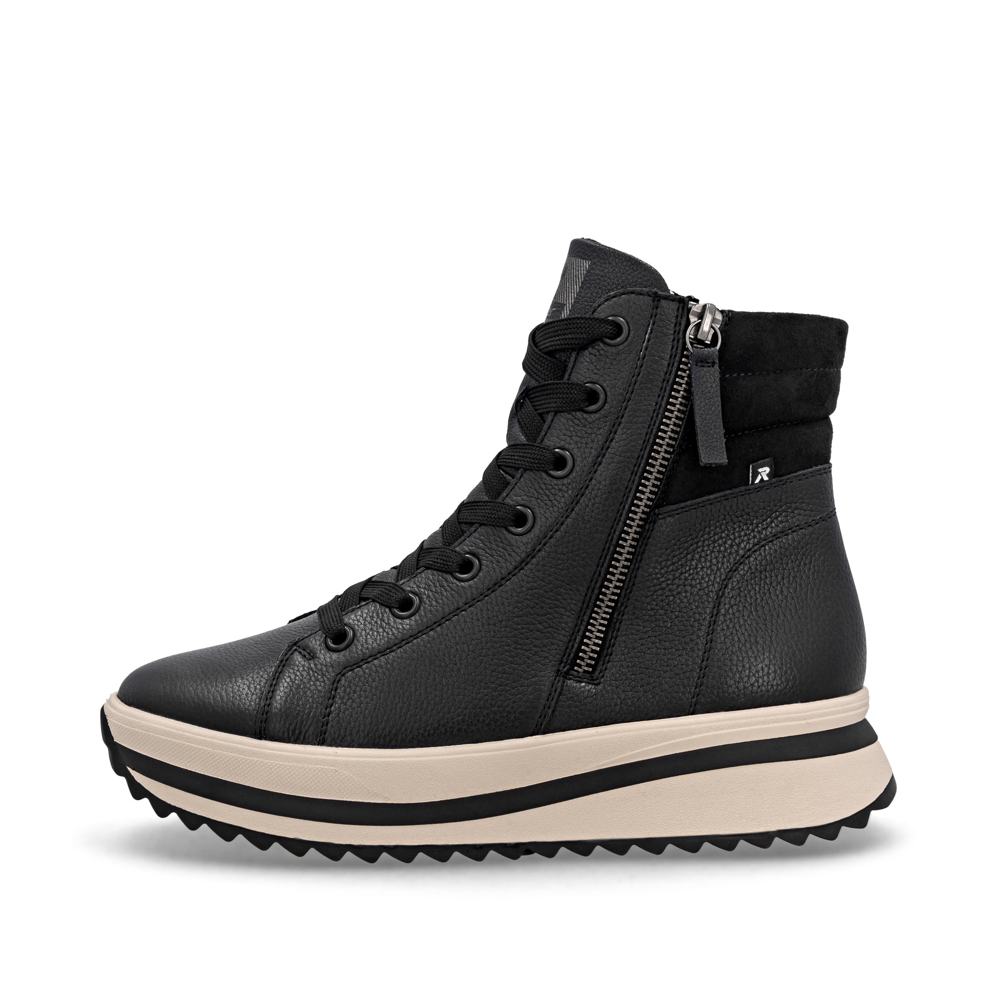 Black Zip Boots for Women | Rieker Sport W3870-00