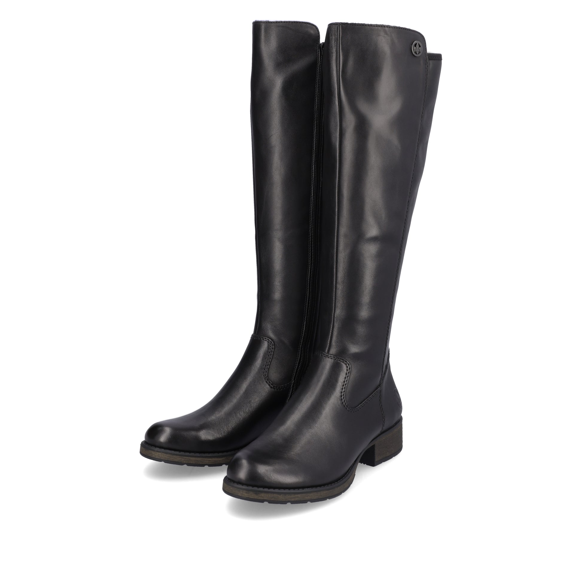 Black Zip Boots for Women | Rieker Z9591-01