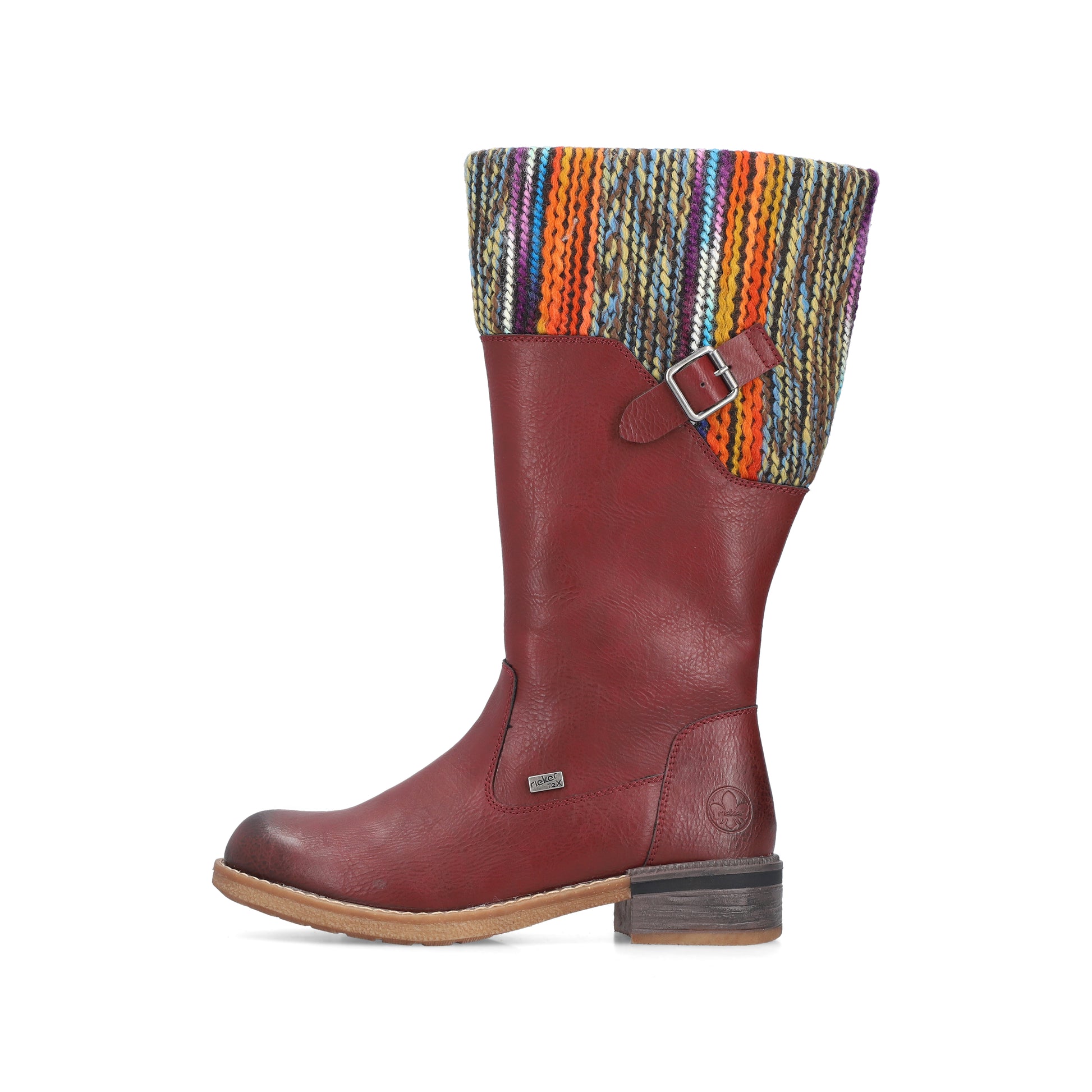 Red Zip Boots for Women | Rieker 94692-35