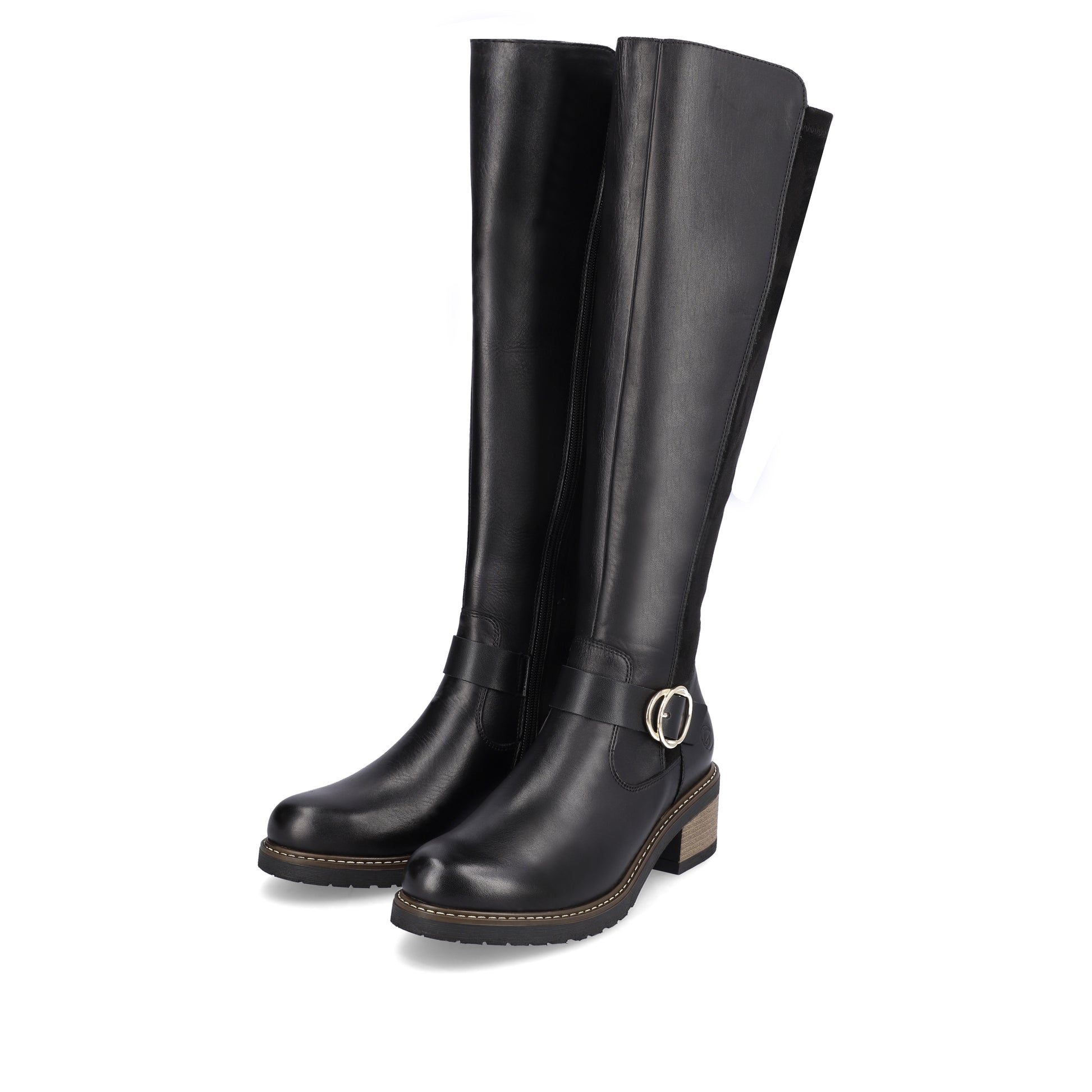 Black Zip Boots for Women | Remonte D1A73-01