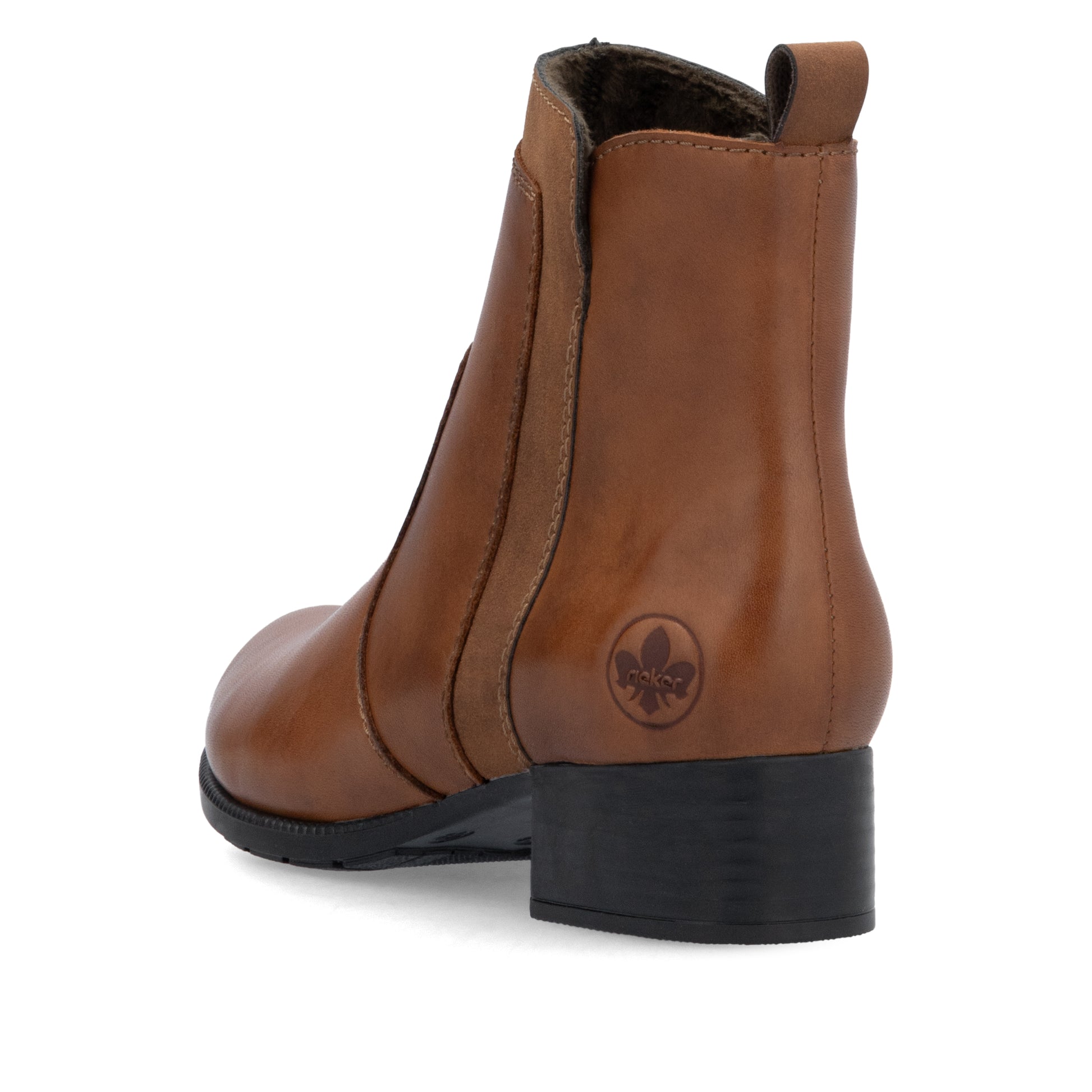 Brown Zip Boots for Women | Rieker 78658-22