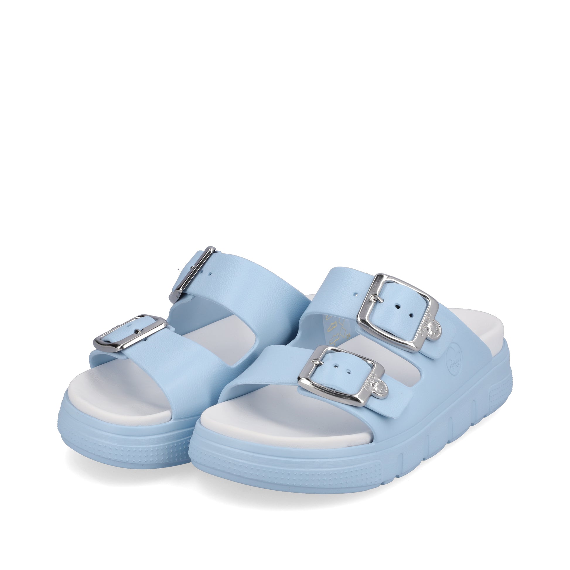 Blue Buckle Sandals for Women | Rieker P2180-10