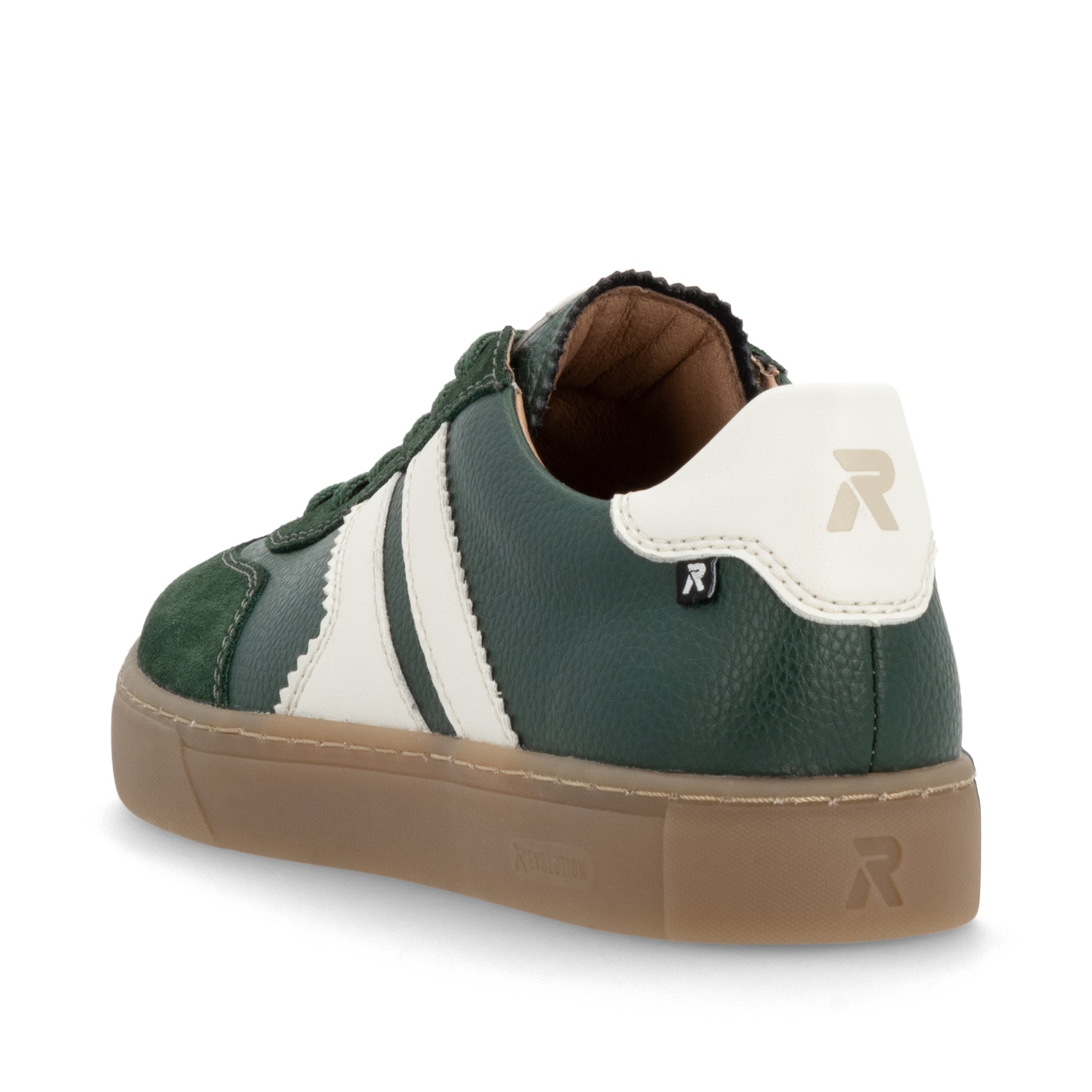 Green Elasticated Shoes for Men | Rieker Sport U0707-54