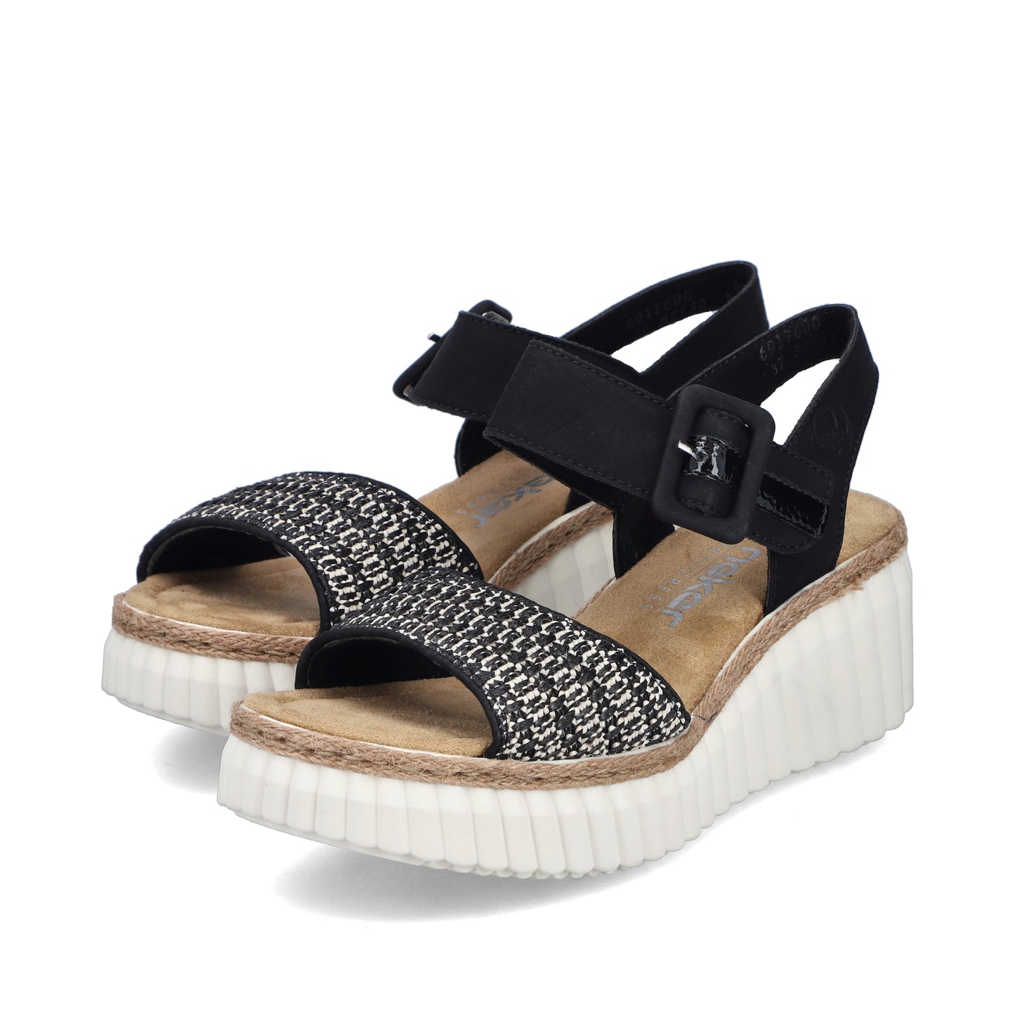 Rieker Woman's Sandals - Black | 69176-00