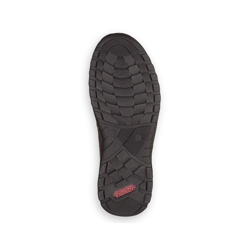 Brown Zip Shoes for Men | Rieker 03329-25