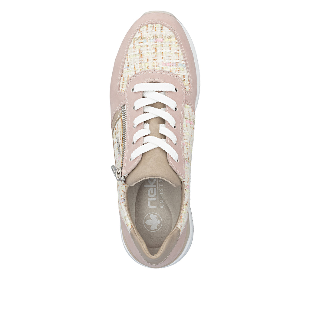 Pink Zip Shoes for Women | Rieker 58902-31
