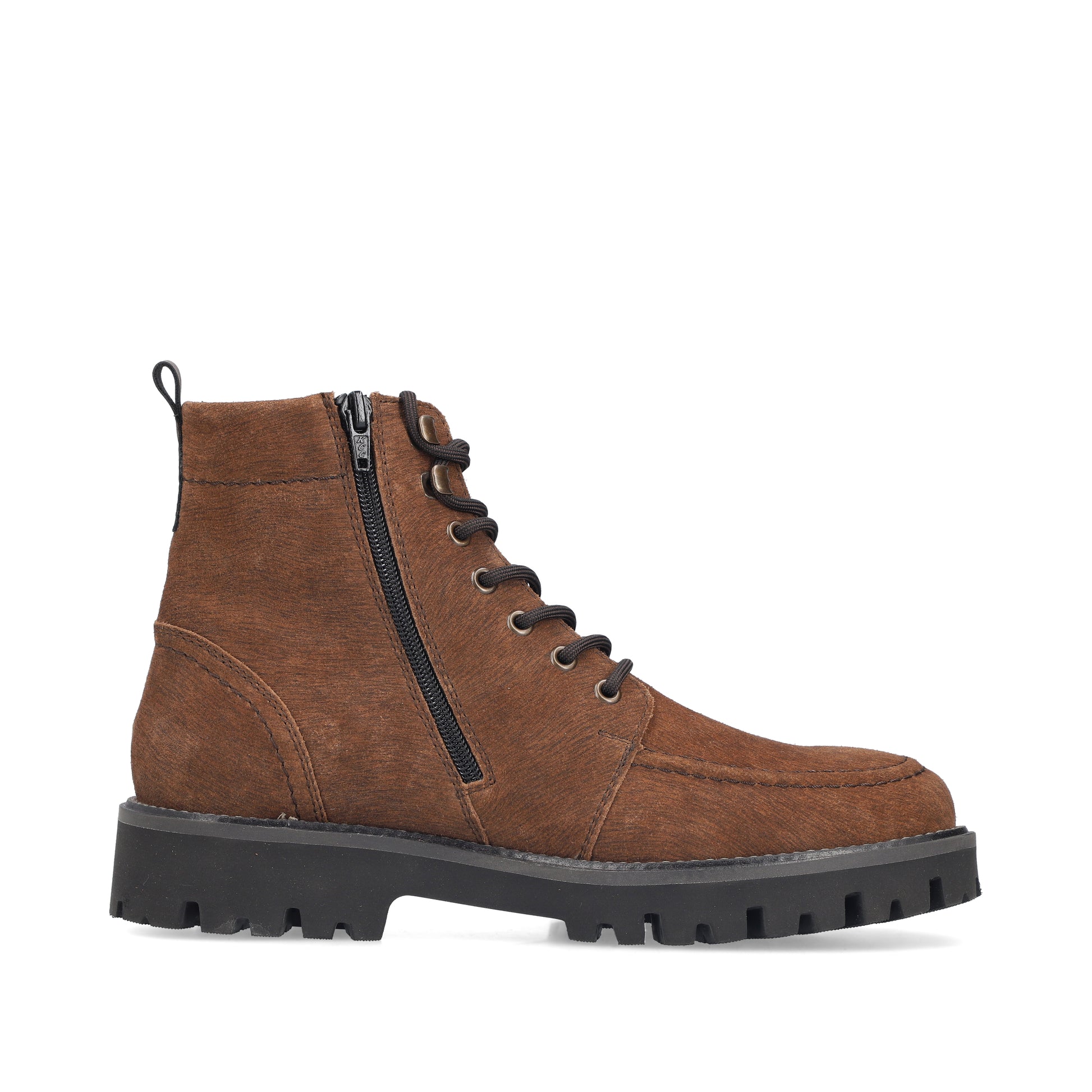Brown Zip Boots for Men | Rieker 30414-25
