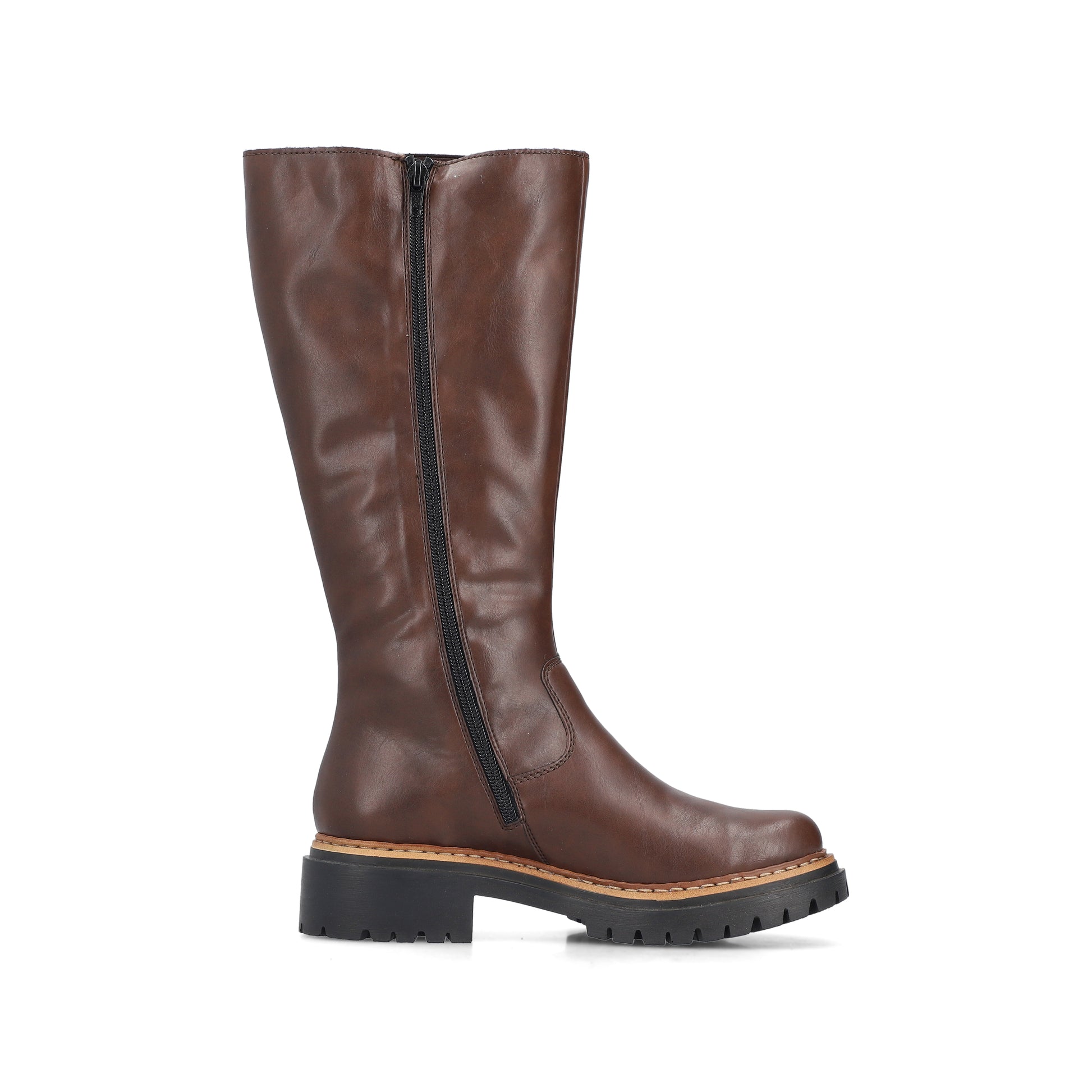 Brown Zip Boots for Women | Rieker 72694-25