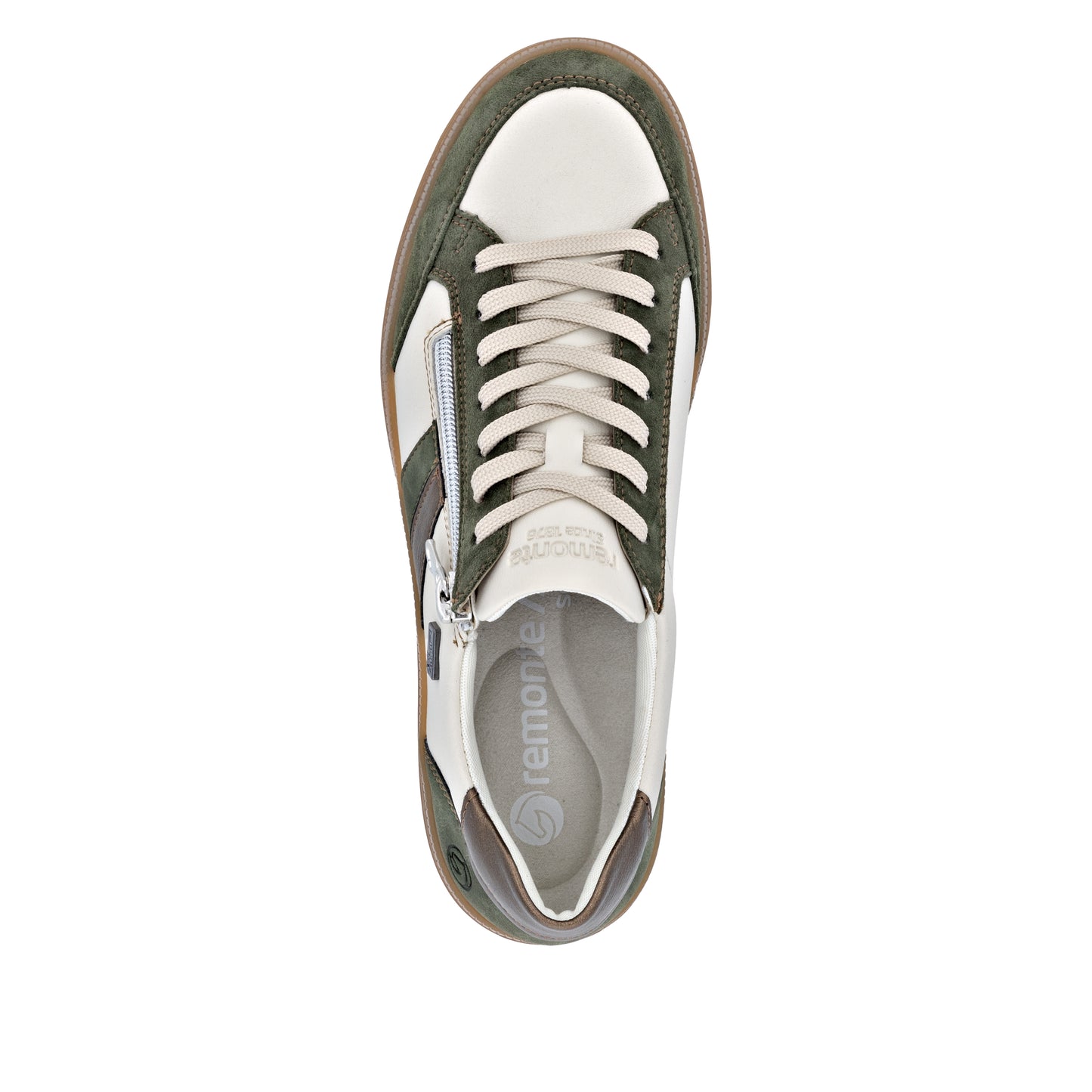 remonte Women's Trainer - Beige | D2C04-60