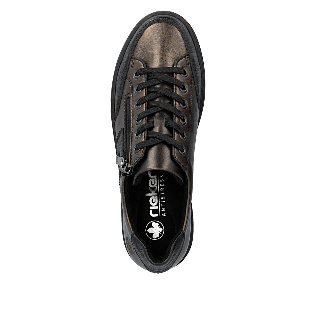 Brown Zip Shoes for Women | Rieker M7711-25