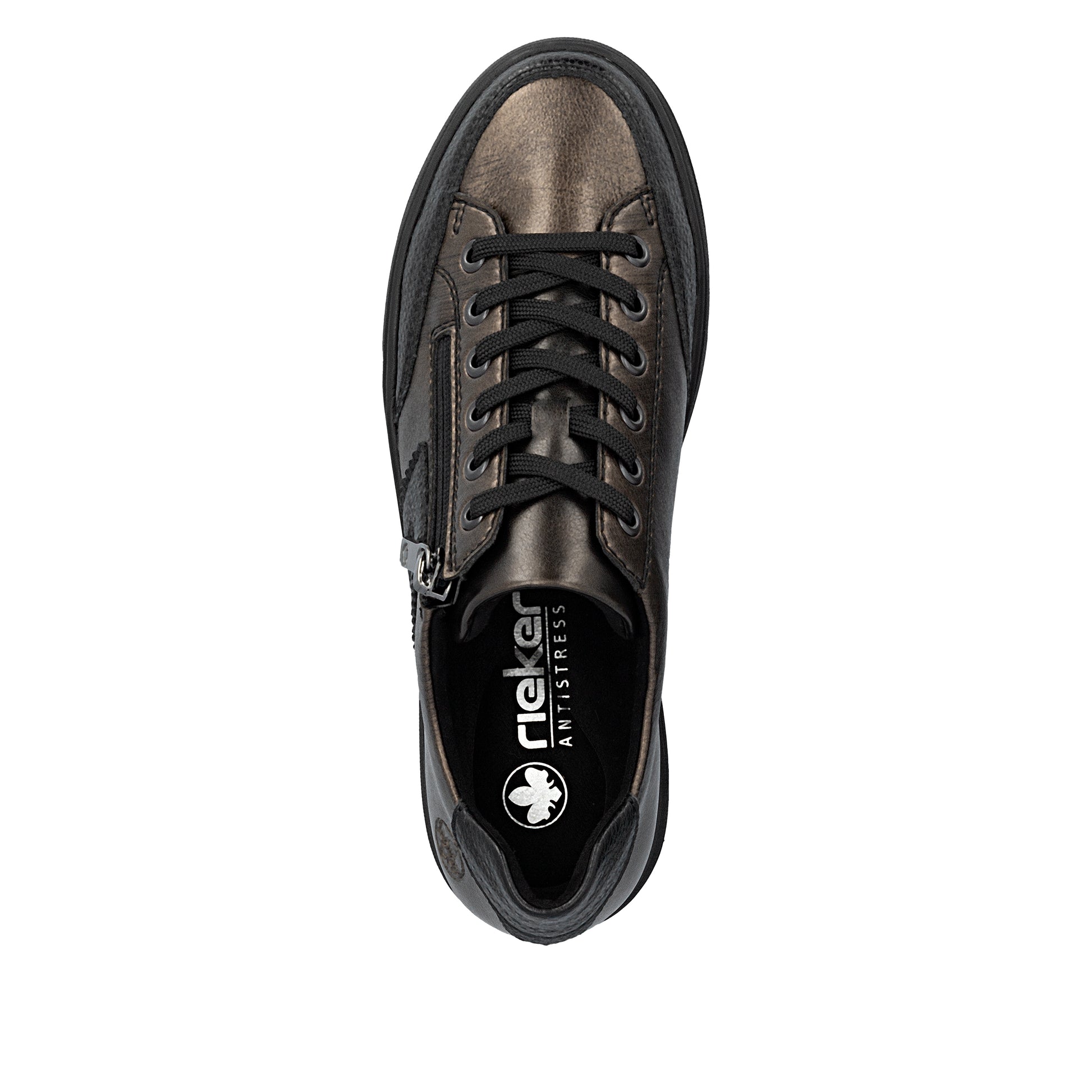 Brown Zip Shoes for Women | Rieker M7711-25