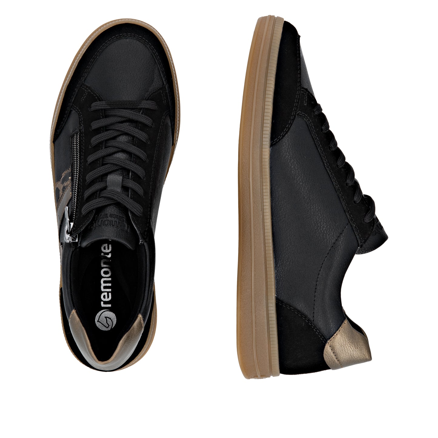 remonte Women's Trainer - Black | D2C04-03