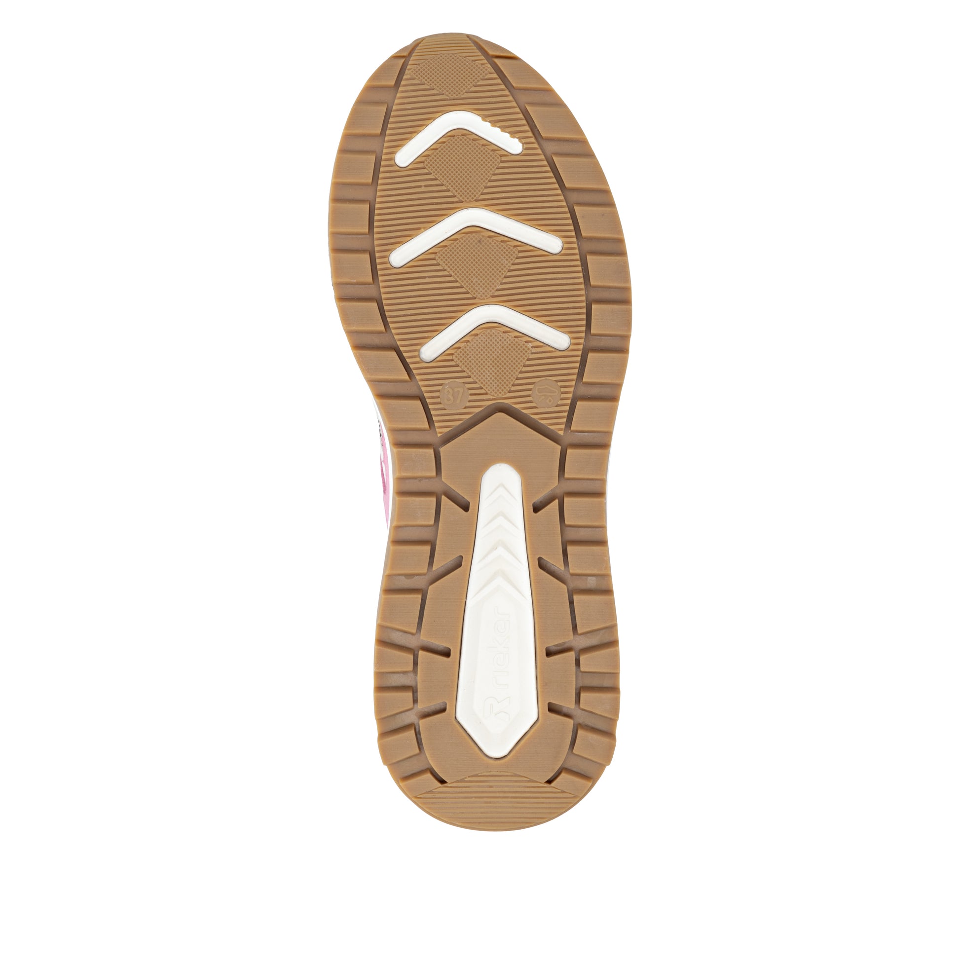 White Elasticated Shoes for Women | Rieker W2501-83