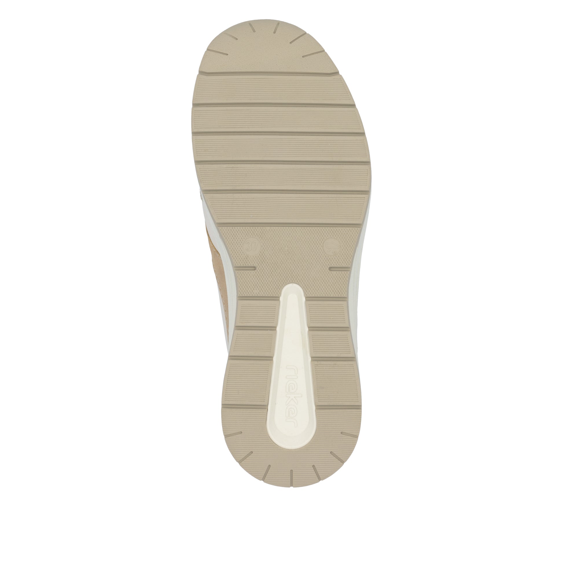 Beige Zip Shoes for Women | Rieker N9518-60