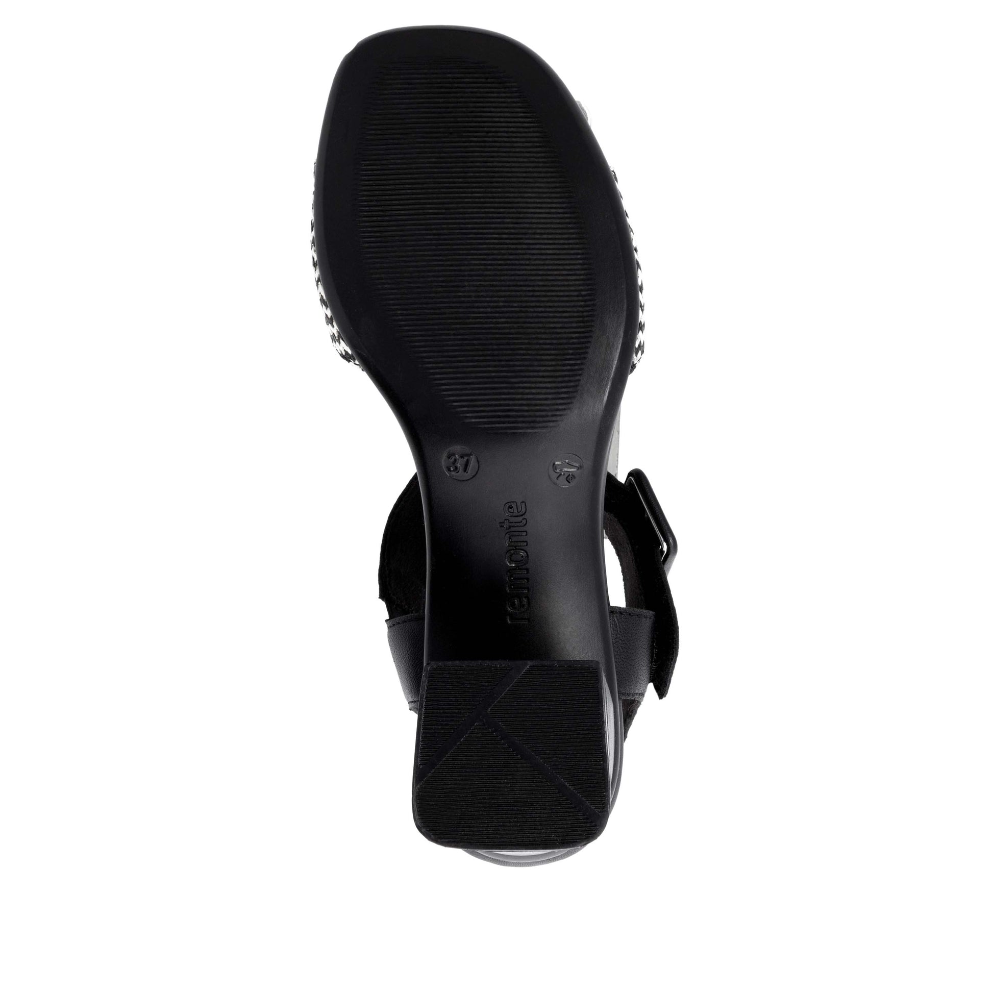 Black Hook & Loop Sandals for Women | Remonte D1K51-03