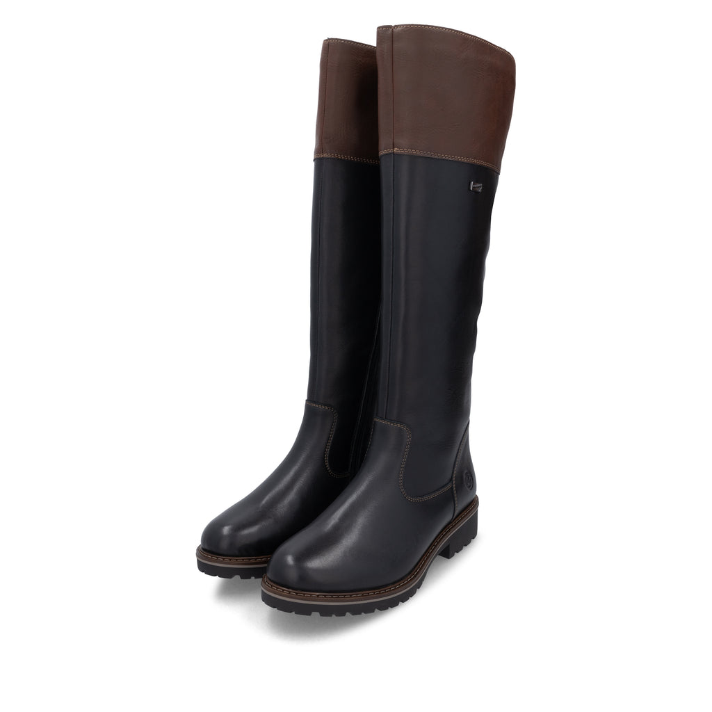 Black Zip Boots for Women | Remonte R6581-02