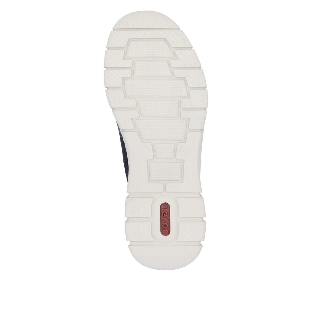 Blue Elasticated Shoes for Men | Rieker B7796-14