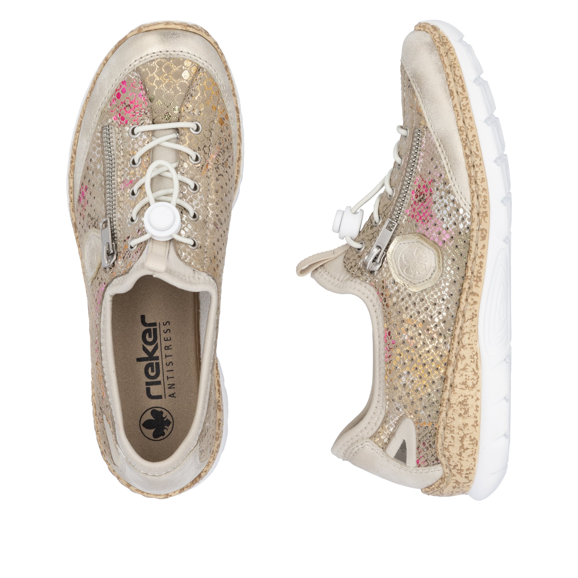 Multi Elasticated Shoes for Women | Rieker N42V1-92