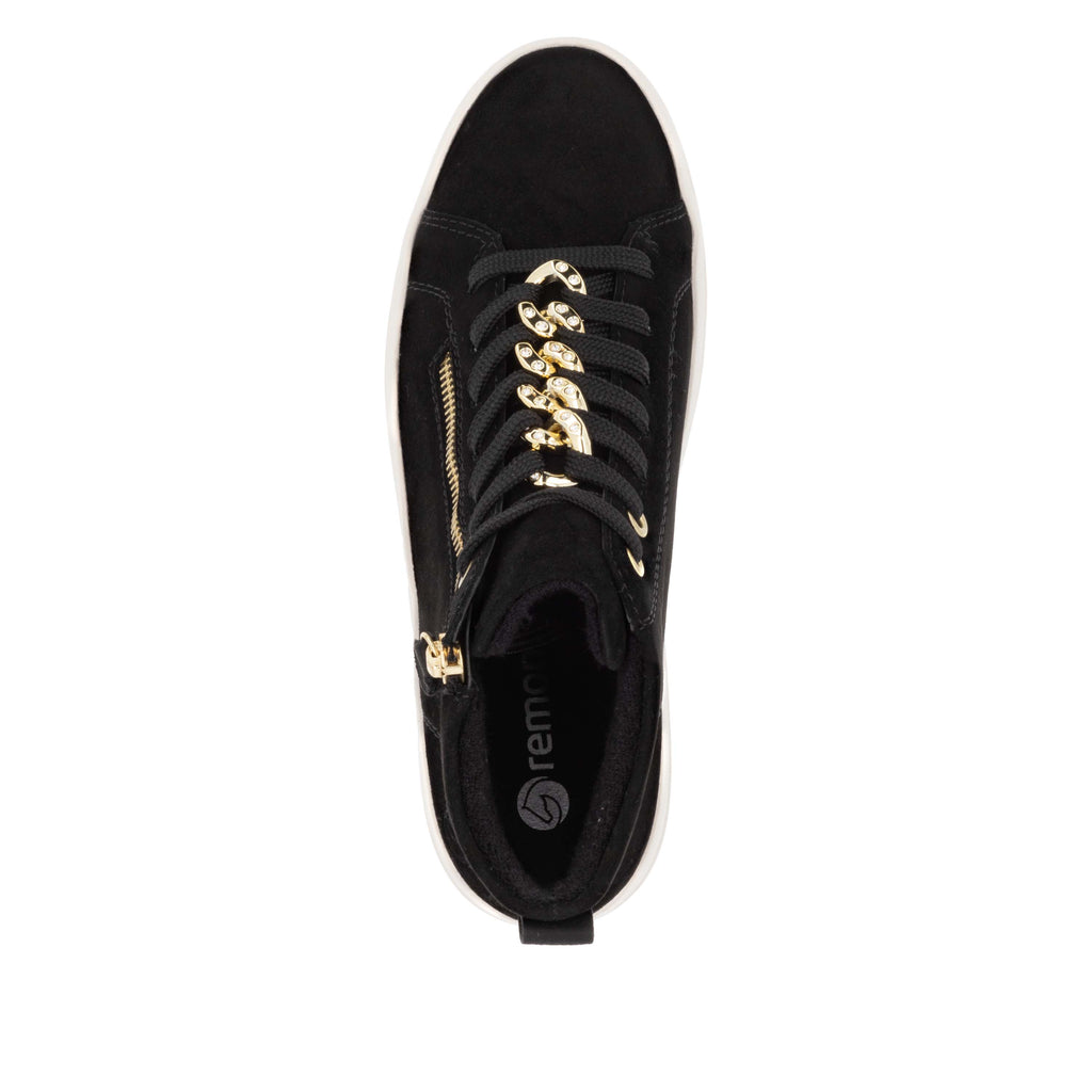 Black Zip Boots for Women | Remonte D1C70-02