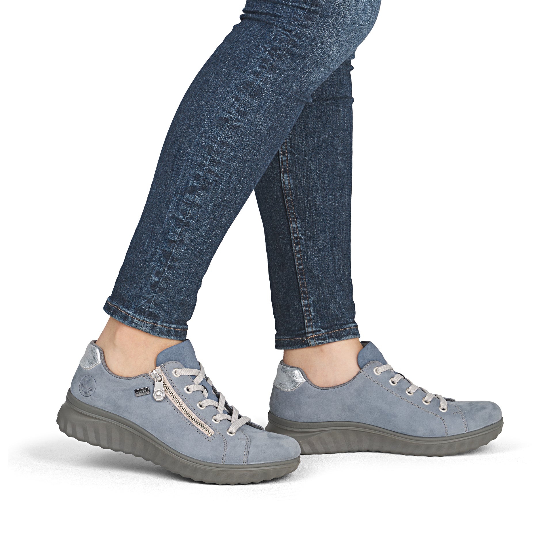 Blue Zip Shoes for Women | Rieker 59000-10