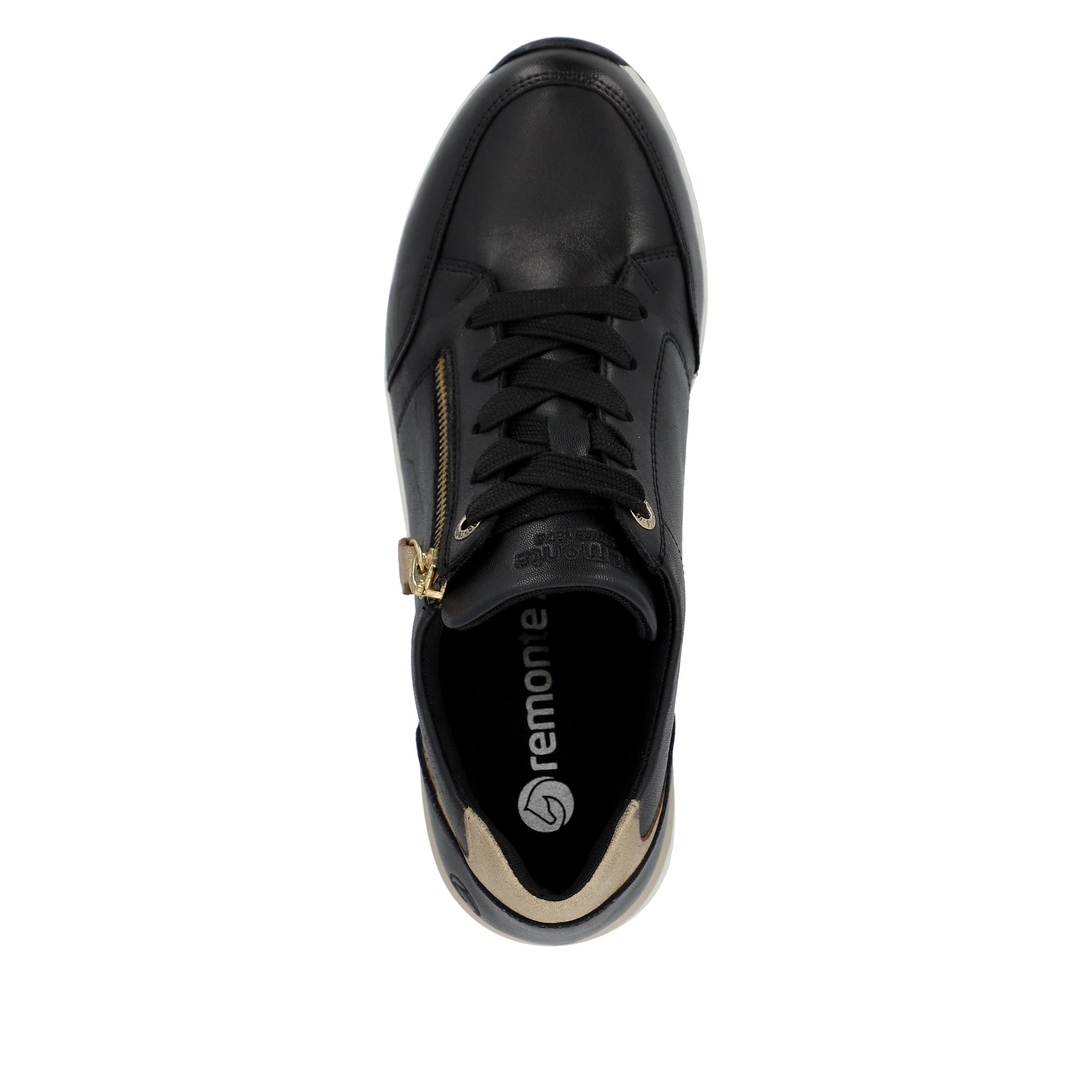 Black Zip Shoes for Women | Remonte D0T03-01
