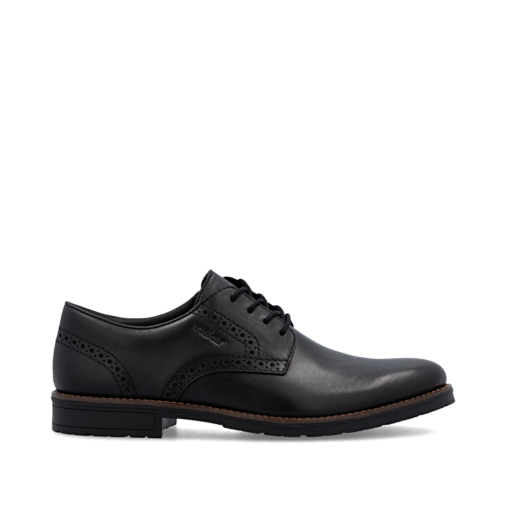 Black Elasticated Shoes for Men | Rieker 14642-00