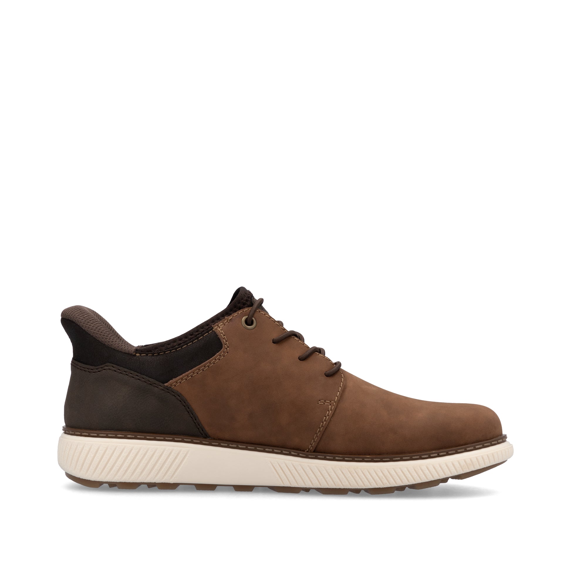 Brown Elasticated Shoes for Men | Rieker B3357-24