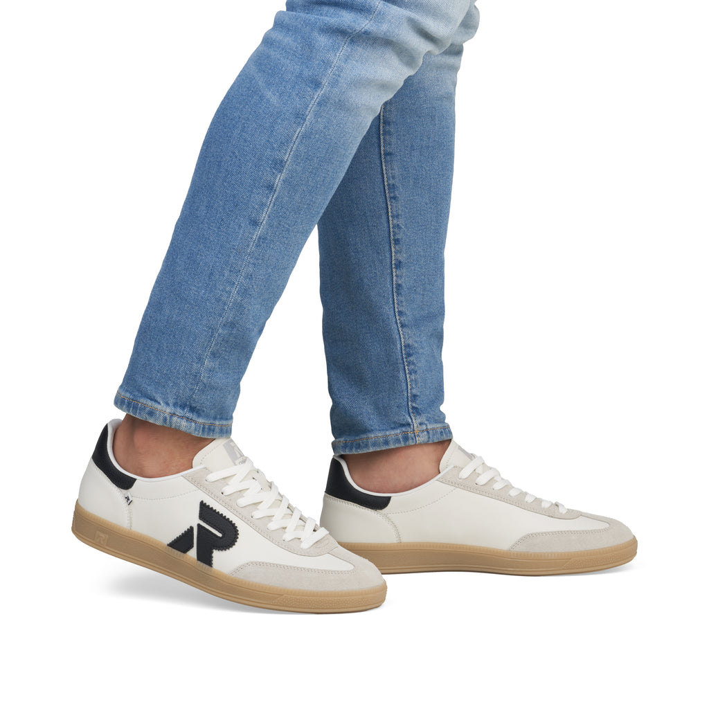White Elasticated Shoes for Men | Rieker U2200-83