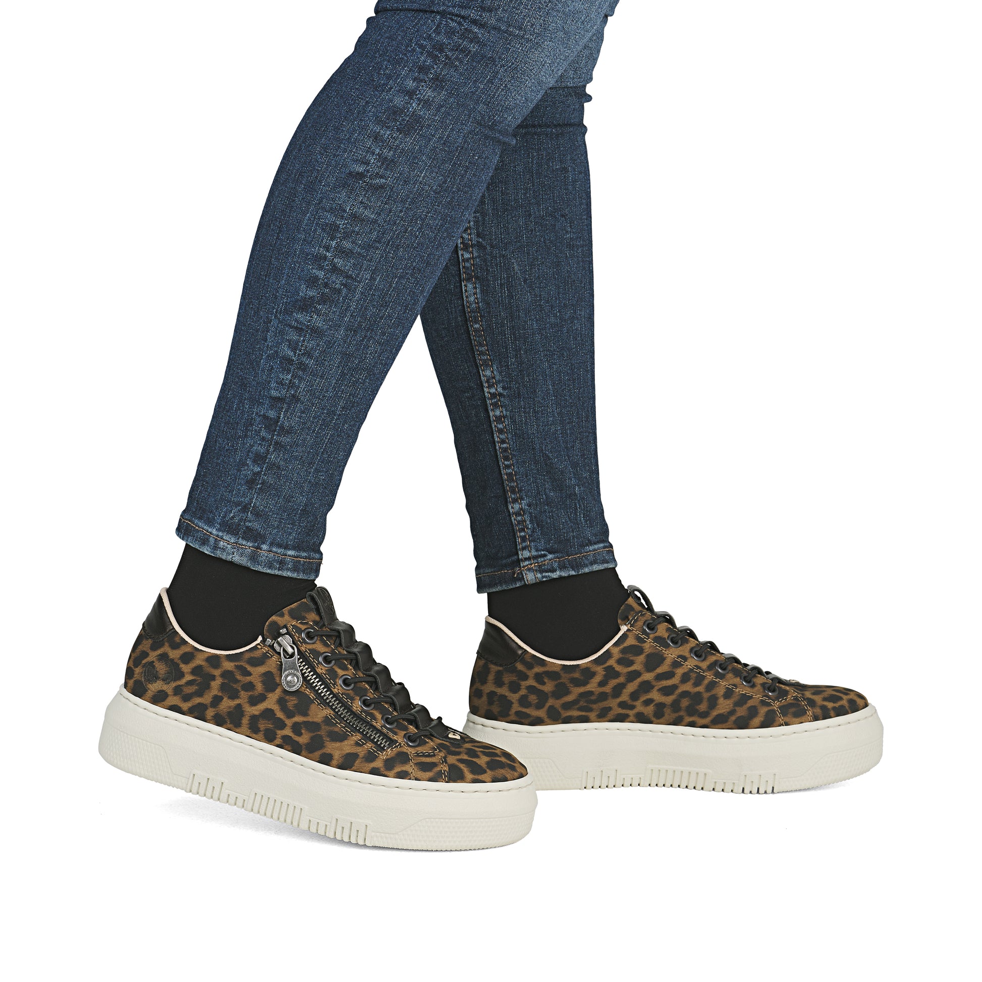 Multi Zip Shoes for Women | Rieker M1953-90