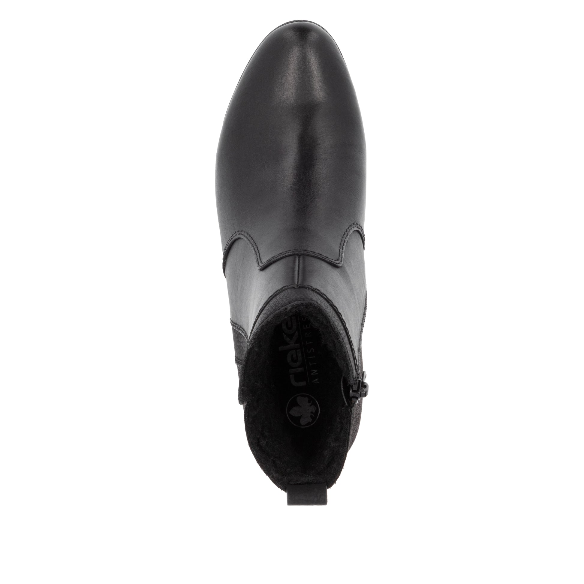 Black Zip Boots for Women | Rieker 78658-00