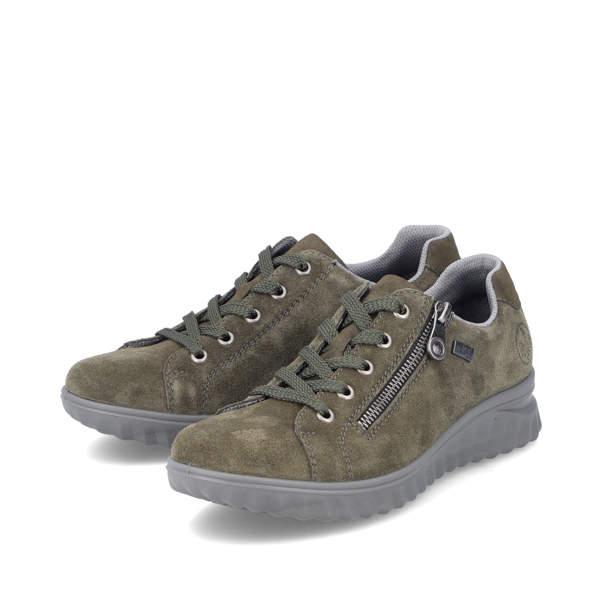 Green Zip Shoes for Women | Rieker 59000-54