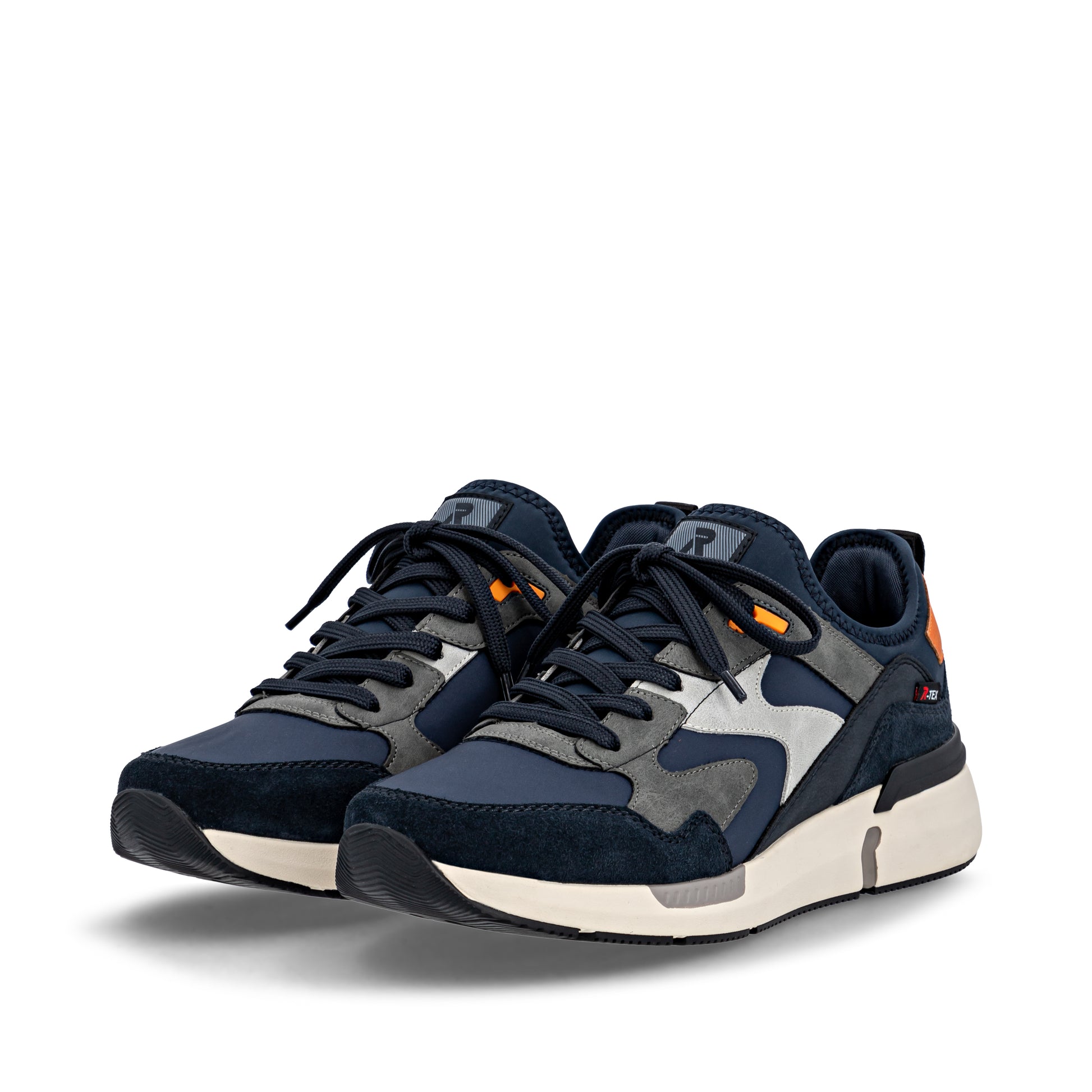 Blue Elasticated Shoes for Men | Rieker U1403-15