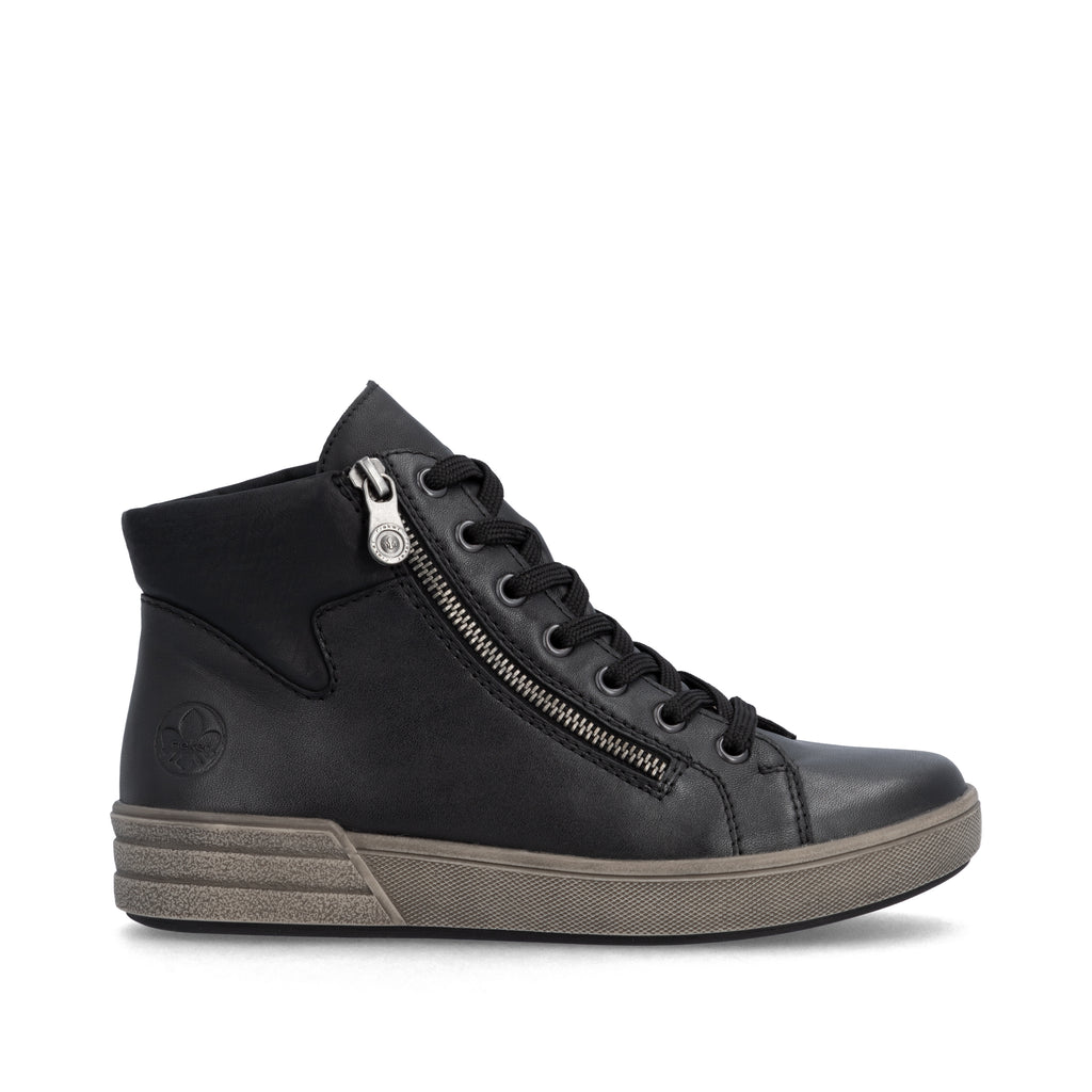 Black Zip Boots for Women | Rieker X0709-01