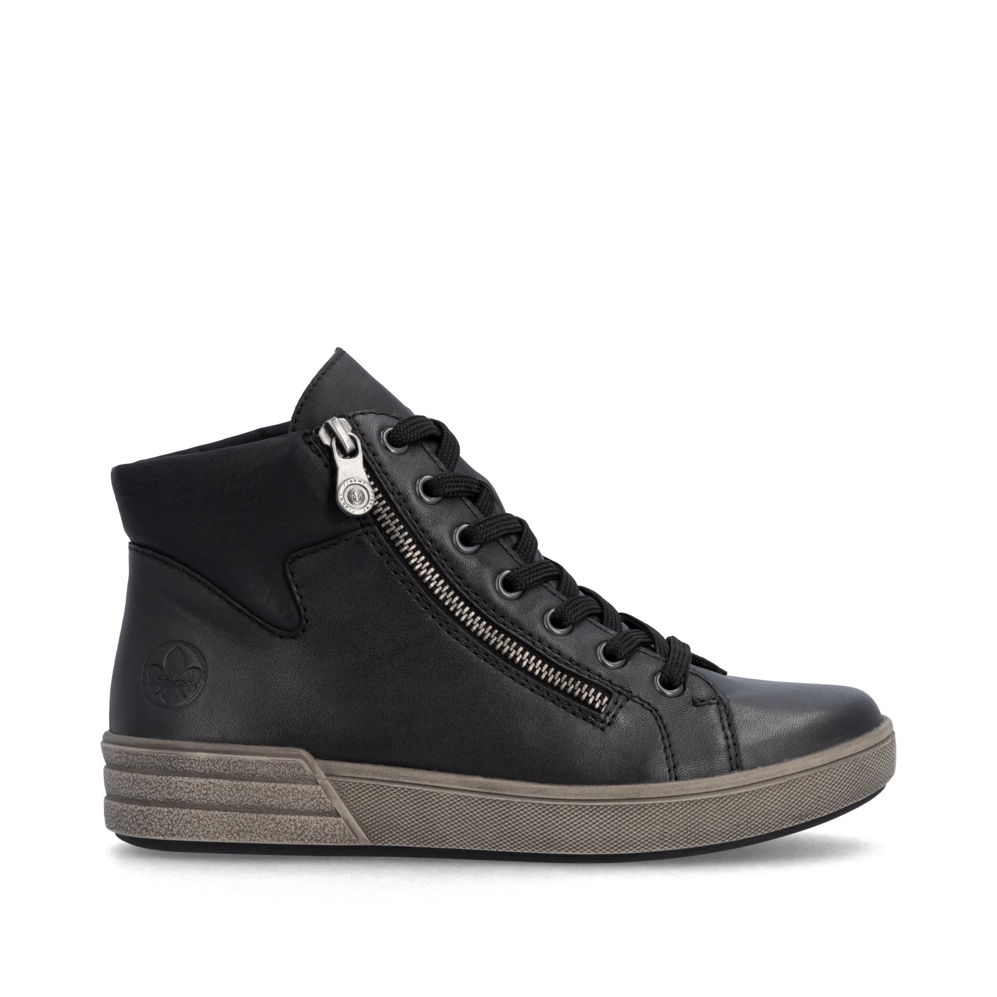 Black Zip Boots for Women | Rieker X0709-01