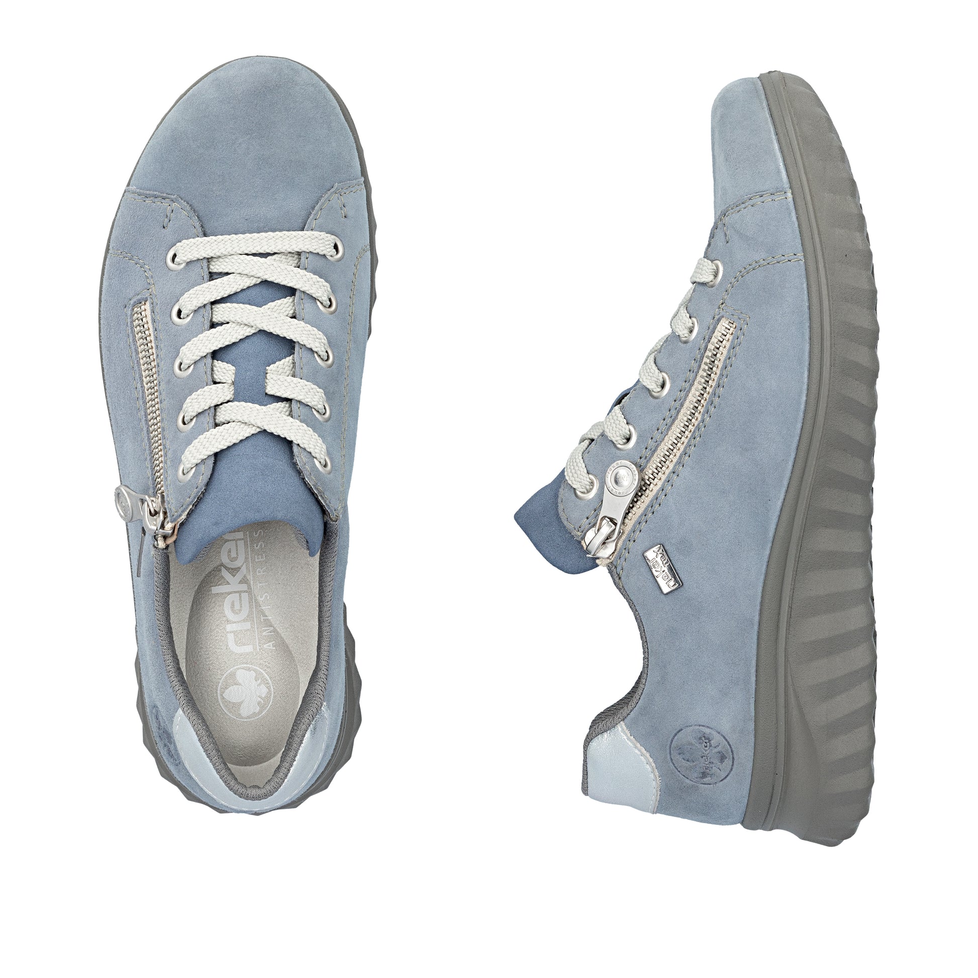 Blue Zip Shoes for Women | Rieker 59000-10
