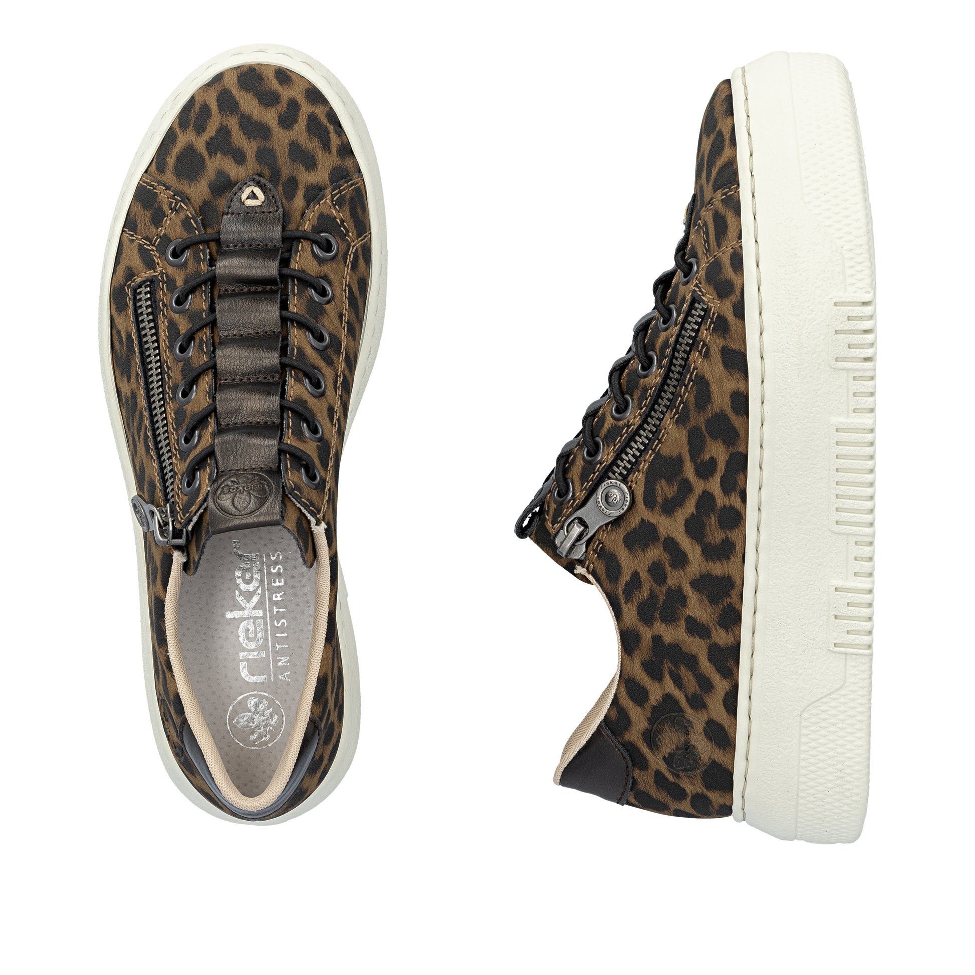 Multi Zip Shoes for Women | Rieker M1953-90