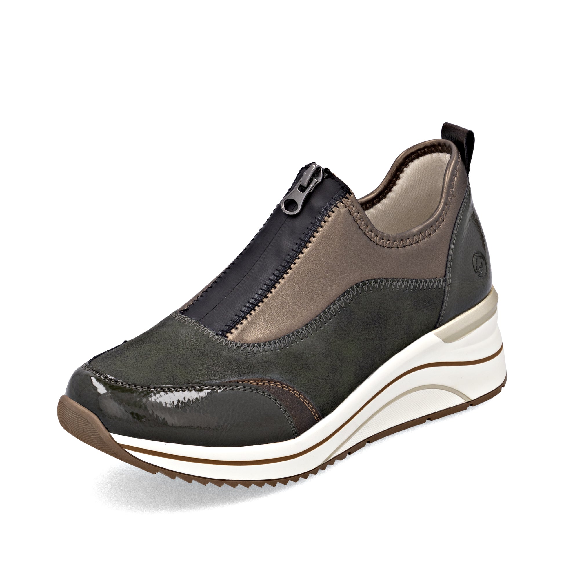 Green Zip Shoes for Women | Remonte D0T08-54