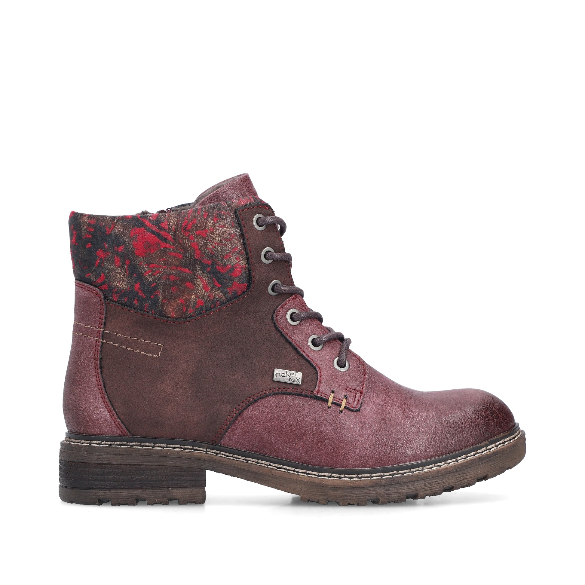 Red Zip Boots for Women | Rieker 94712-35