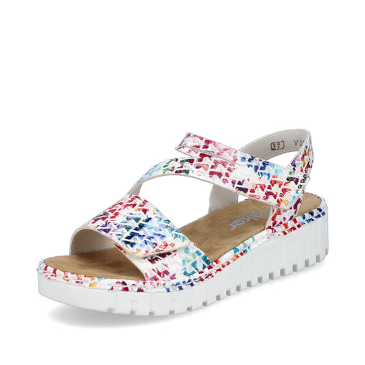 Rieker Woman's Sandals - Multi-Coloured | V1364-90