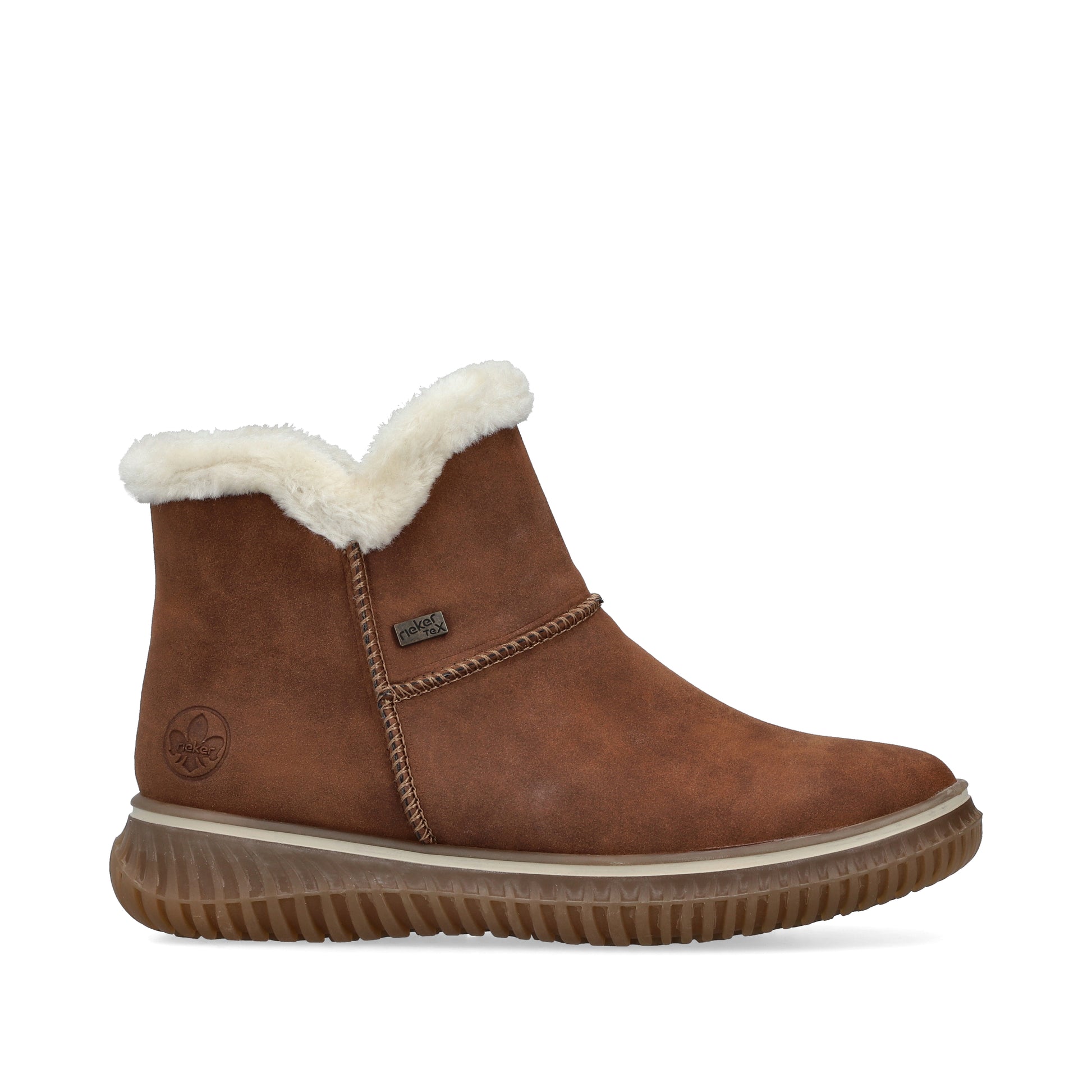Brown Zip Boots for Women | Rieker 74260-25
