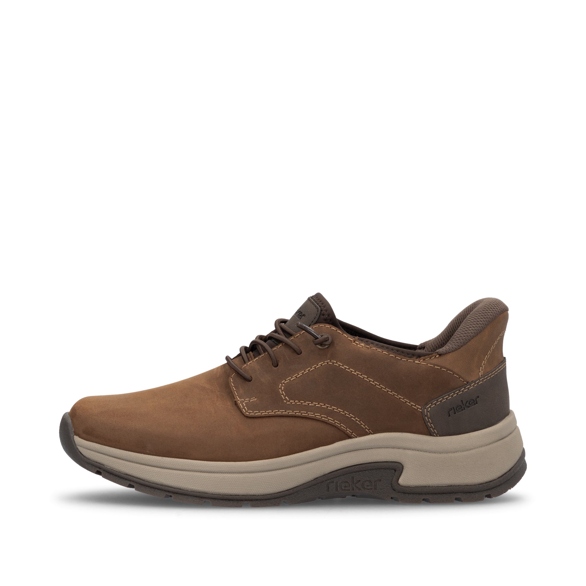 Brown Elasticated Shoes for Men | Rieker 11050-22