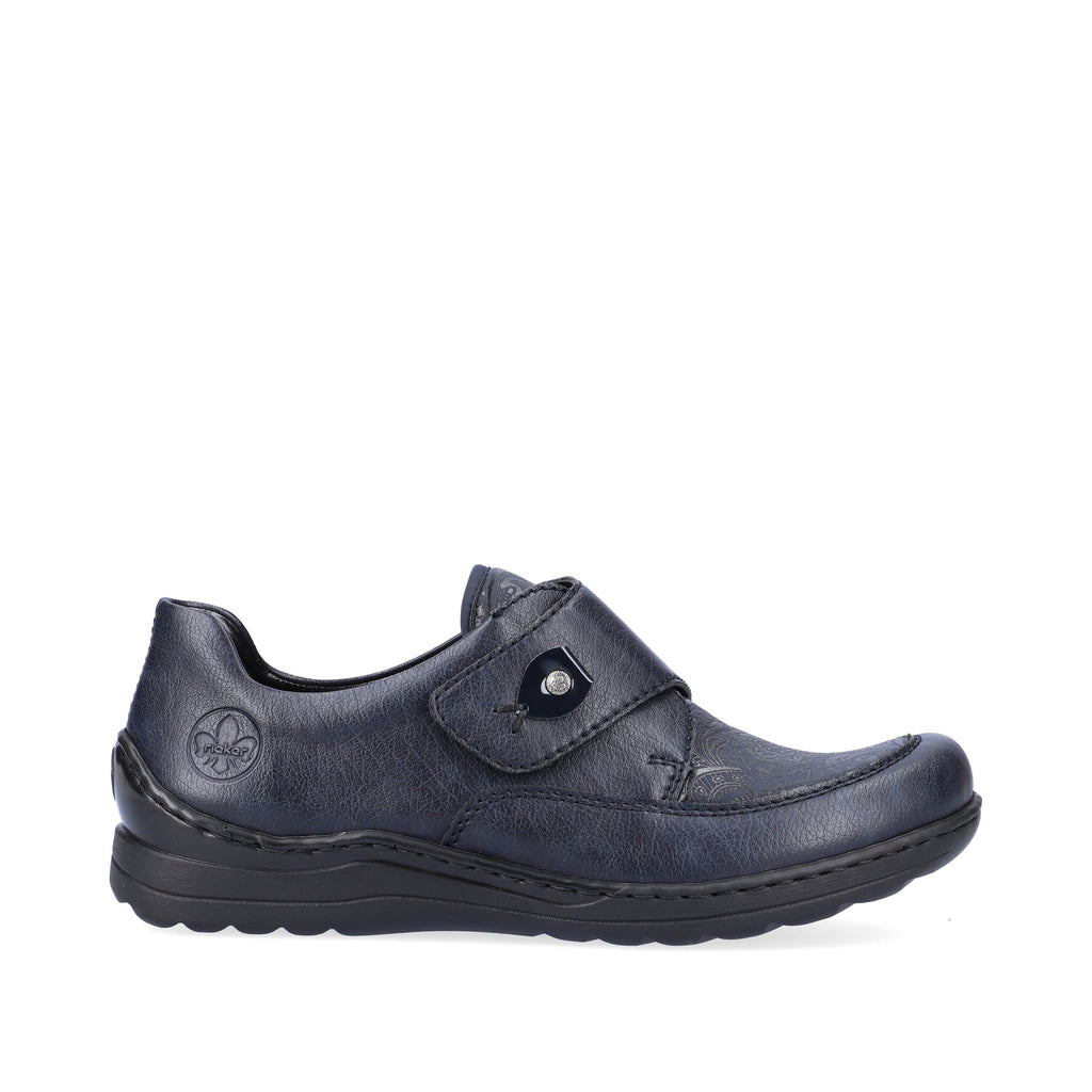 Blue Hook & Loop Shoes for Women | Rieker 48951-14