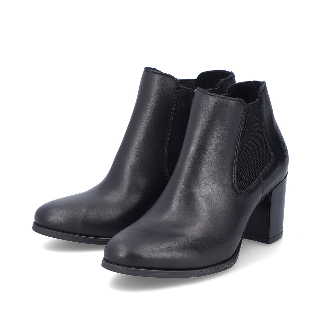 Black Zip Boots for Women | Rieker 50194-00