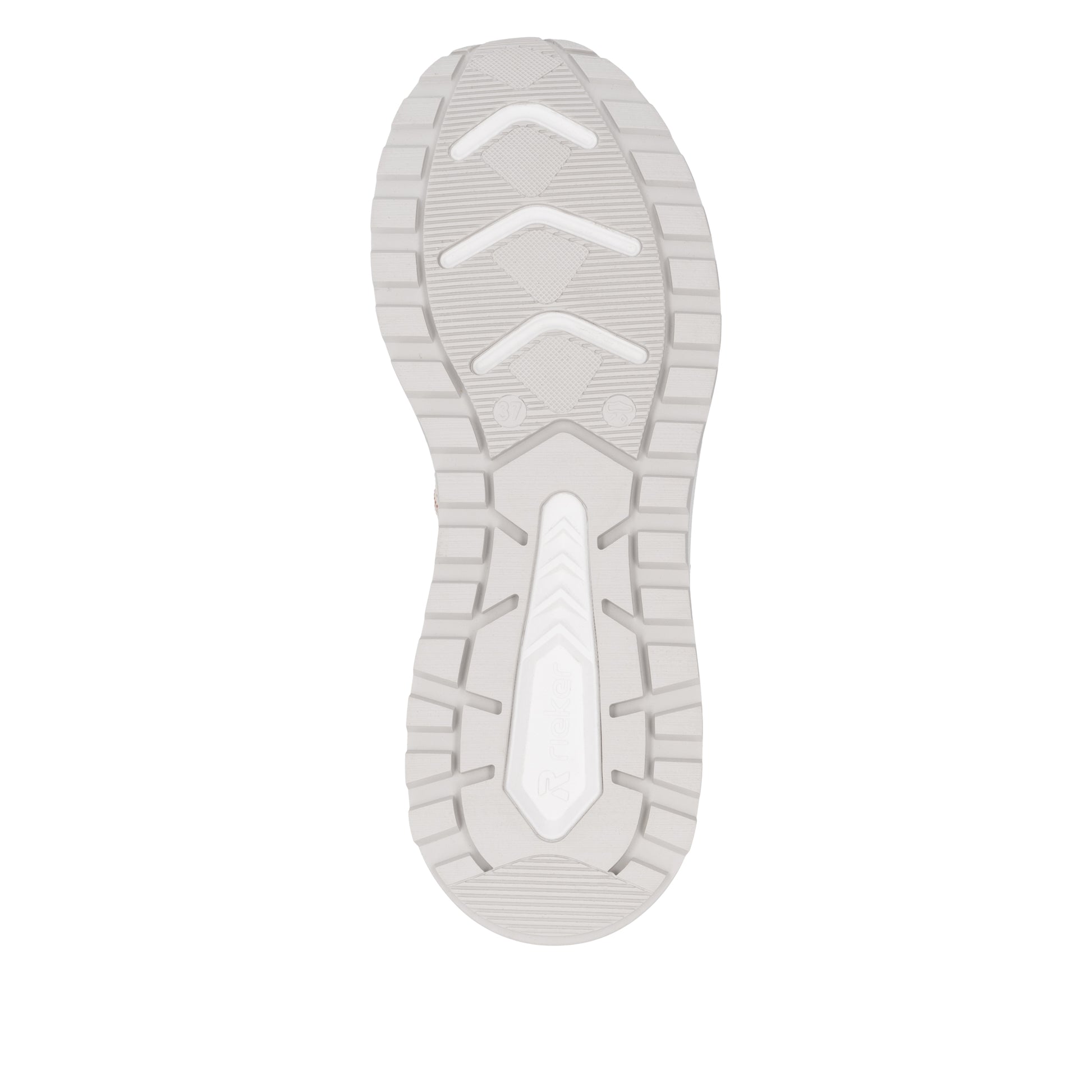 White Elasticated Shoes for Women | Rieker W2501-80