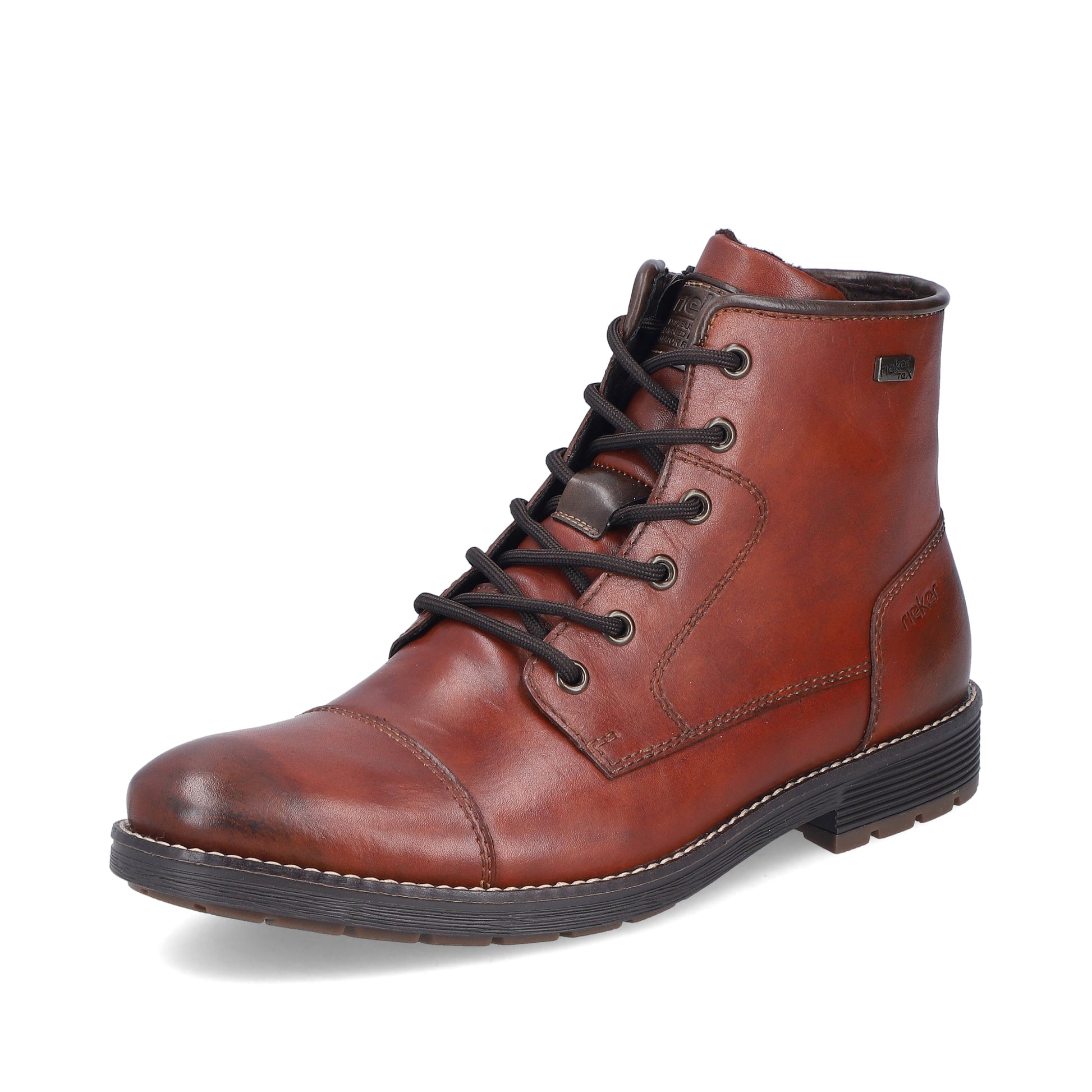 Brown Zip Boots for Men | Rieker F4546-24