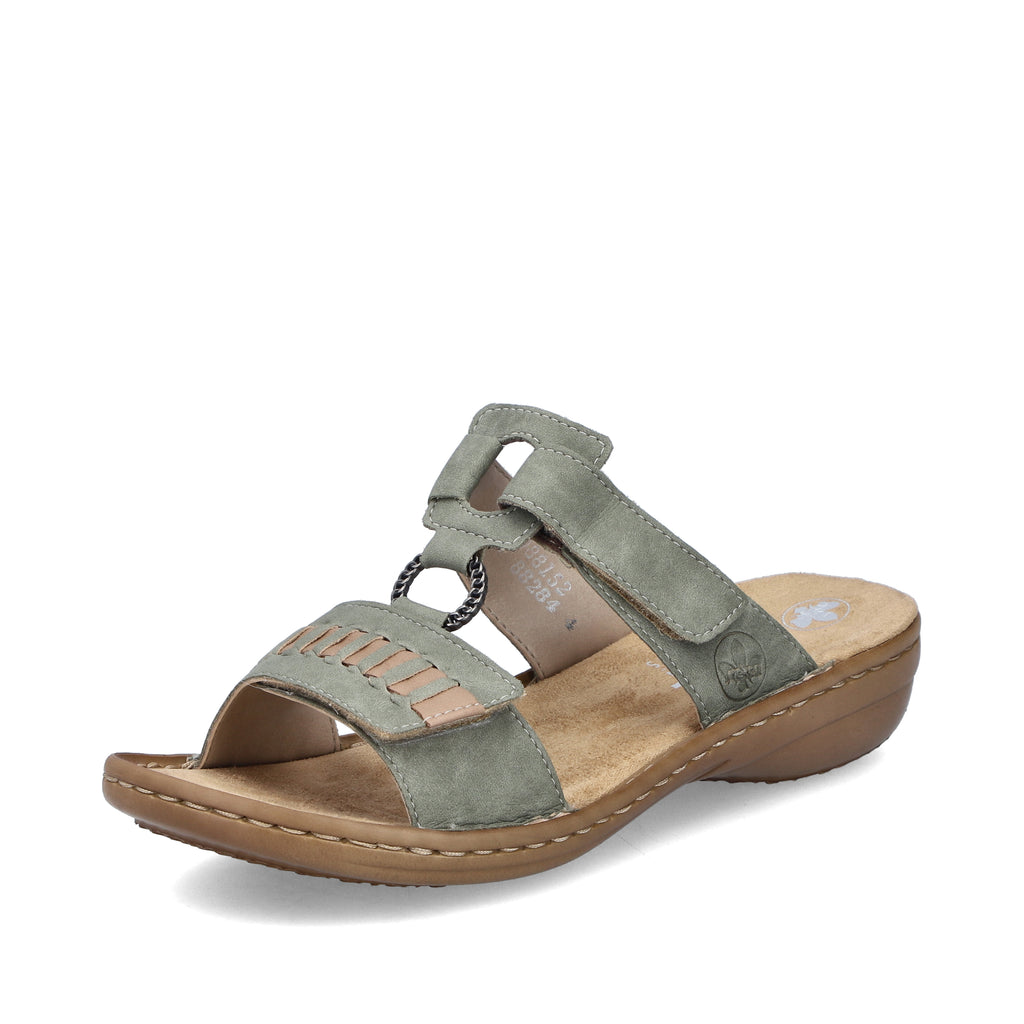 Green Hook & Loop Sandals for Women | Rieker 60881-52