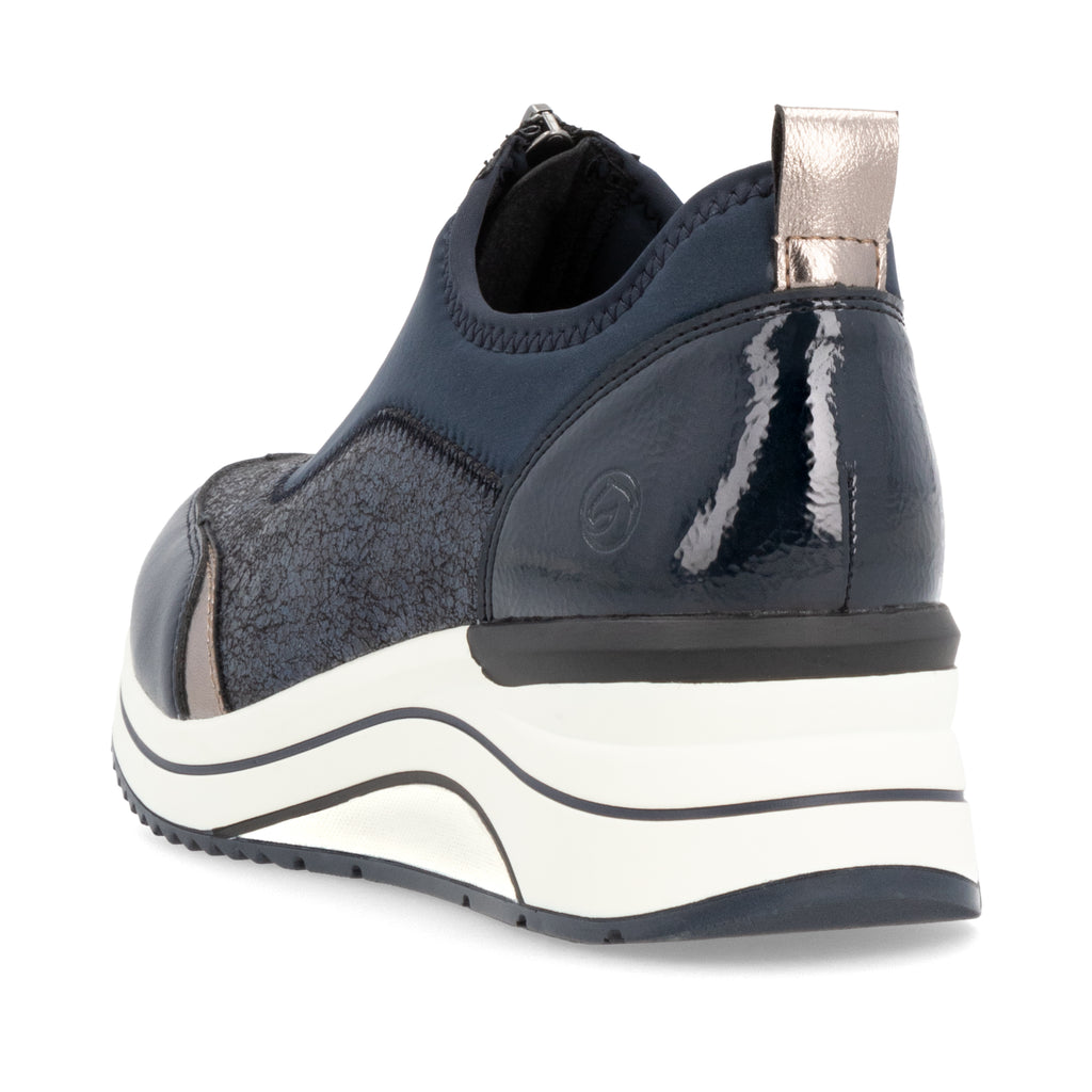 Blue Zip Shoes for Women | Remonte D0T08-12